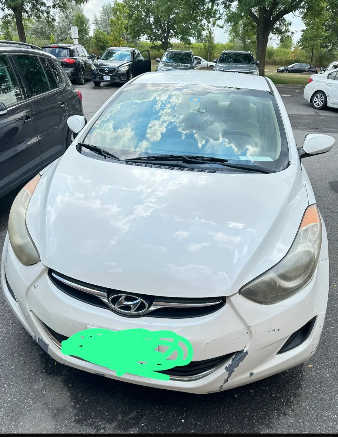 Hyundai Elantra - White Sedan image indicator(5)