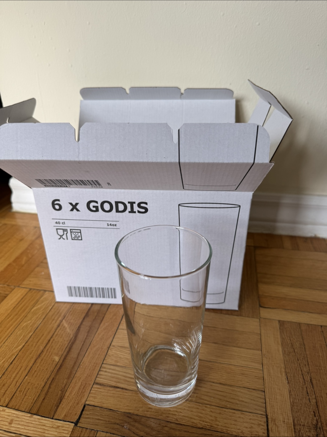 IKEA GODIS Glasses - Set of 6 - Brand New - photo 2