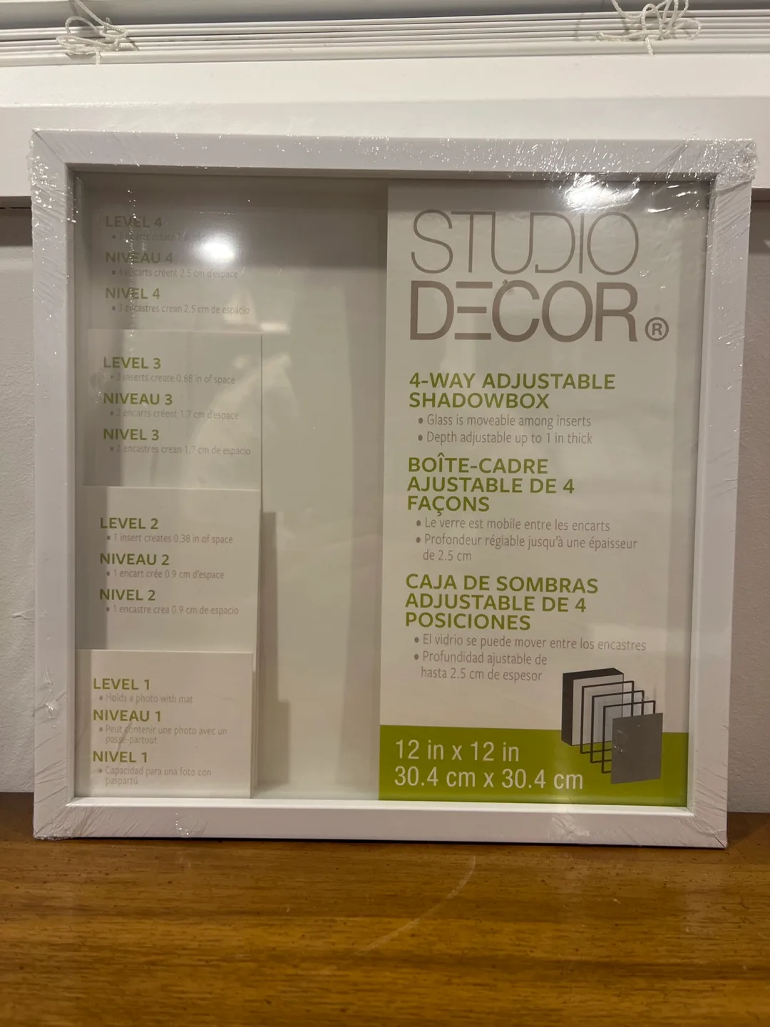Studio Decor 4-Way Adjustable Shadowbox 12x12 thumbnail