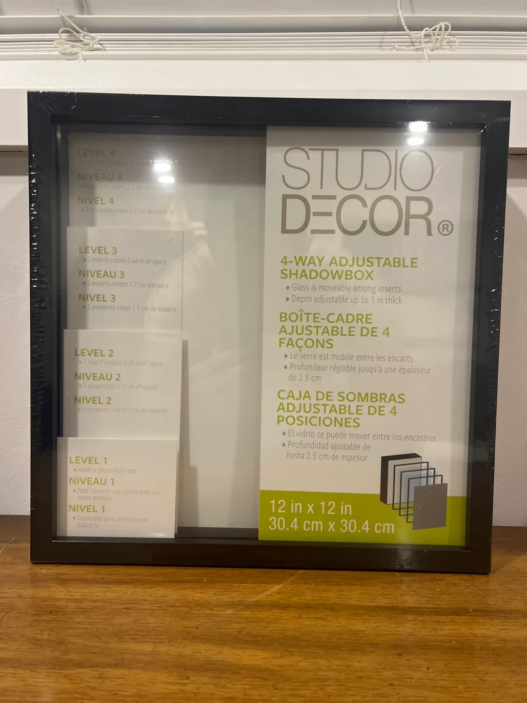 Studio Decor 4-Way Adjustable Shadowbox 12x12 thumbnail