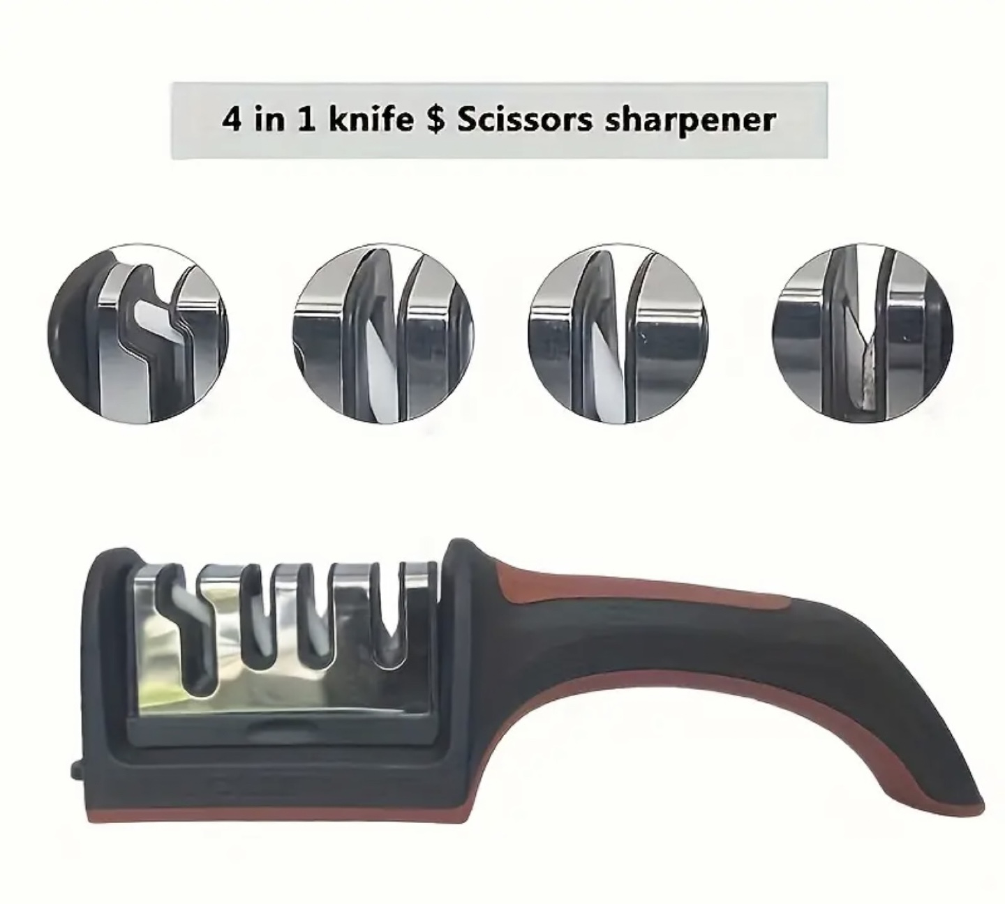 4-in-1 Knife & Scissor Sharpener - photo 3
