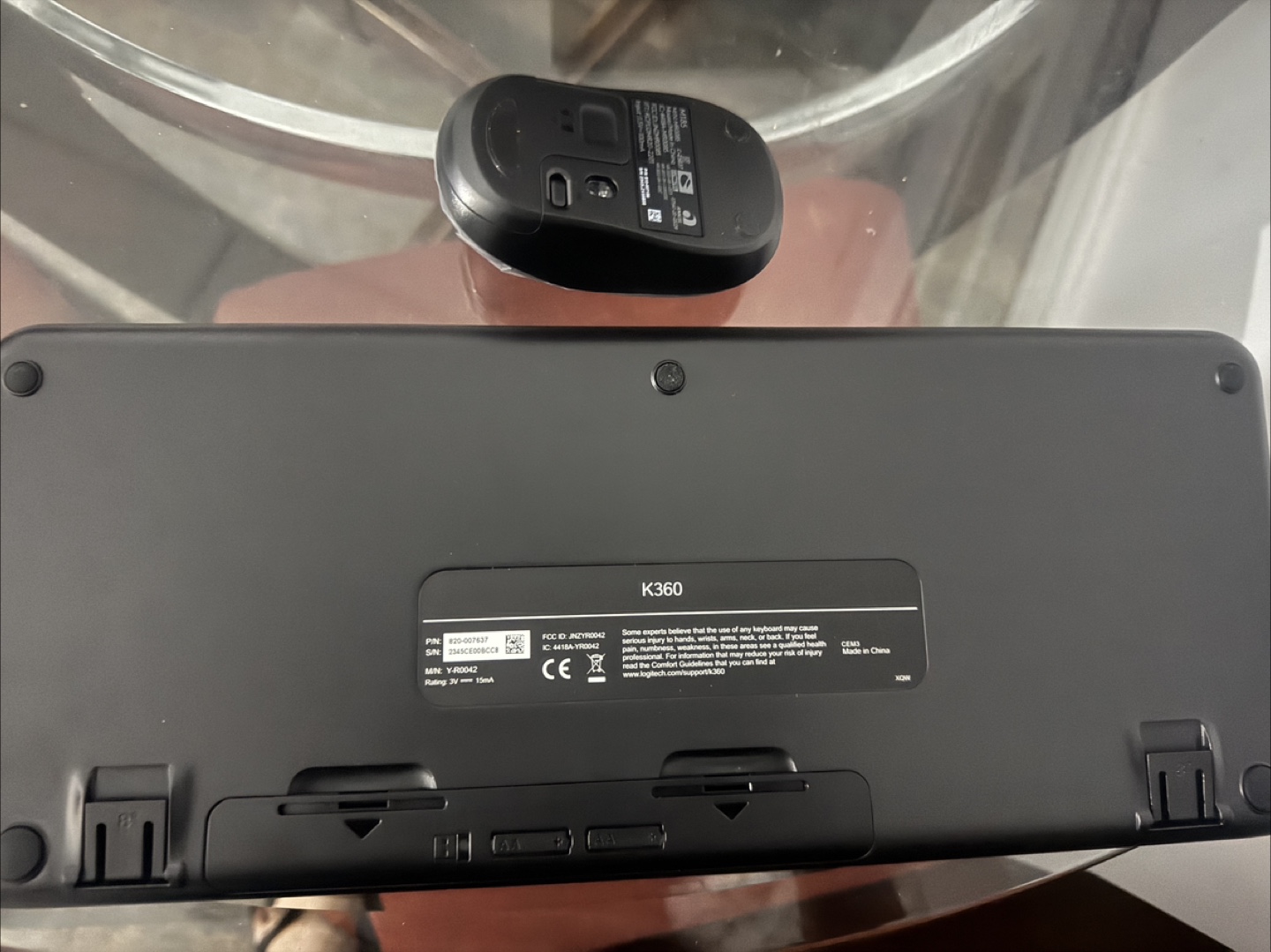 Logitech K360 Keyboard & M185 Mouse Combo - photo 2