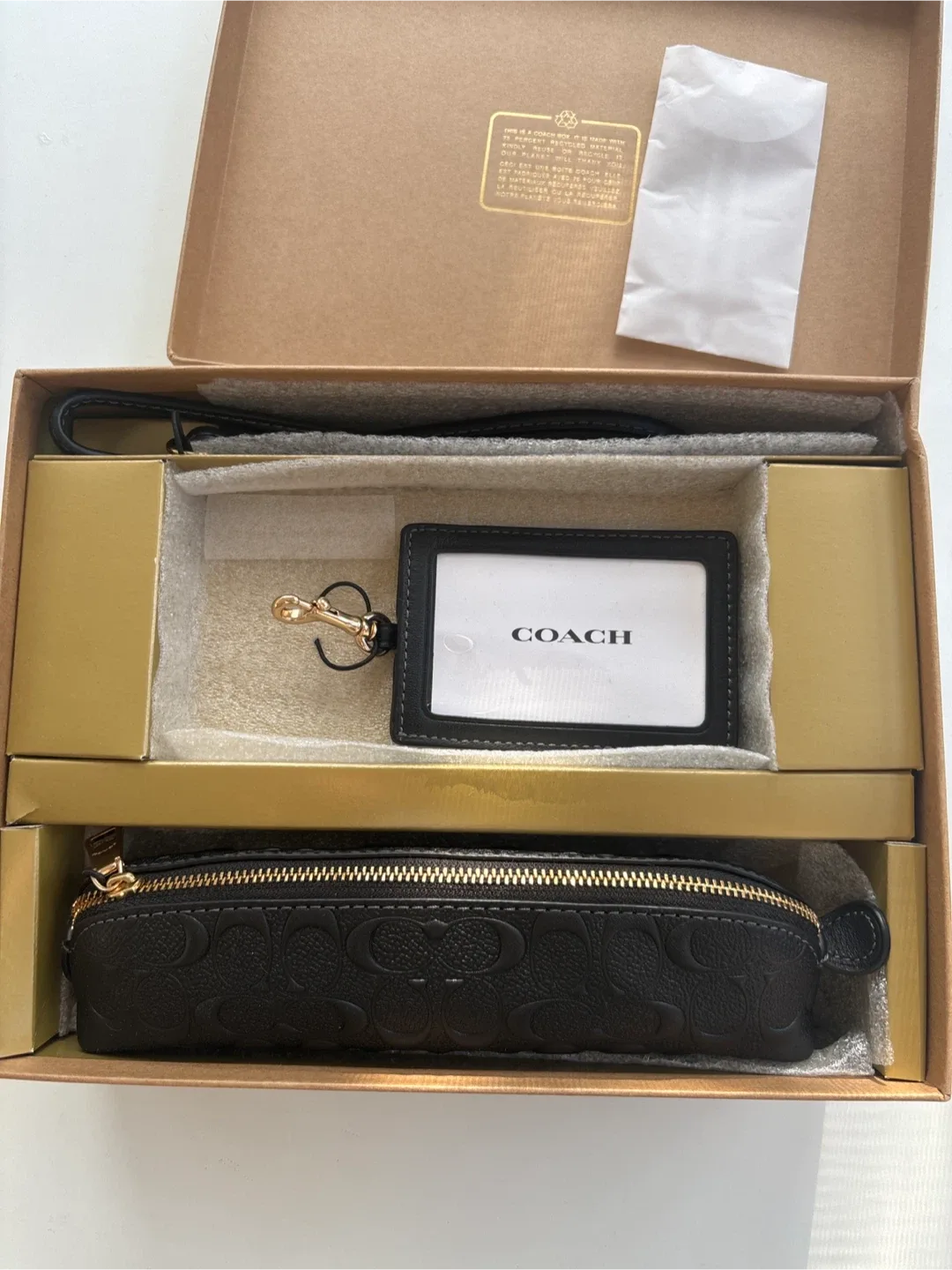 Coach Black Travel Set - New in Box image indicator(2)