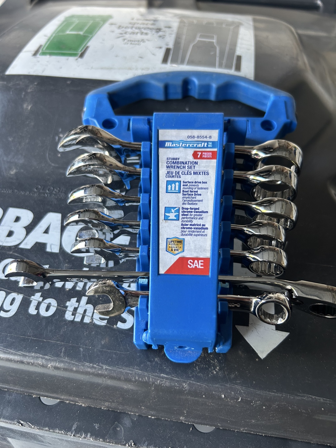 Mastercraft Combination Wrench Set - 7 Pieces