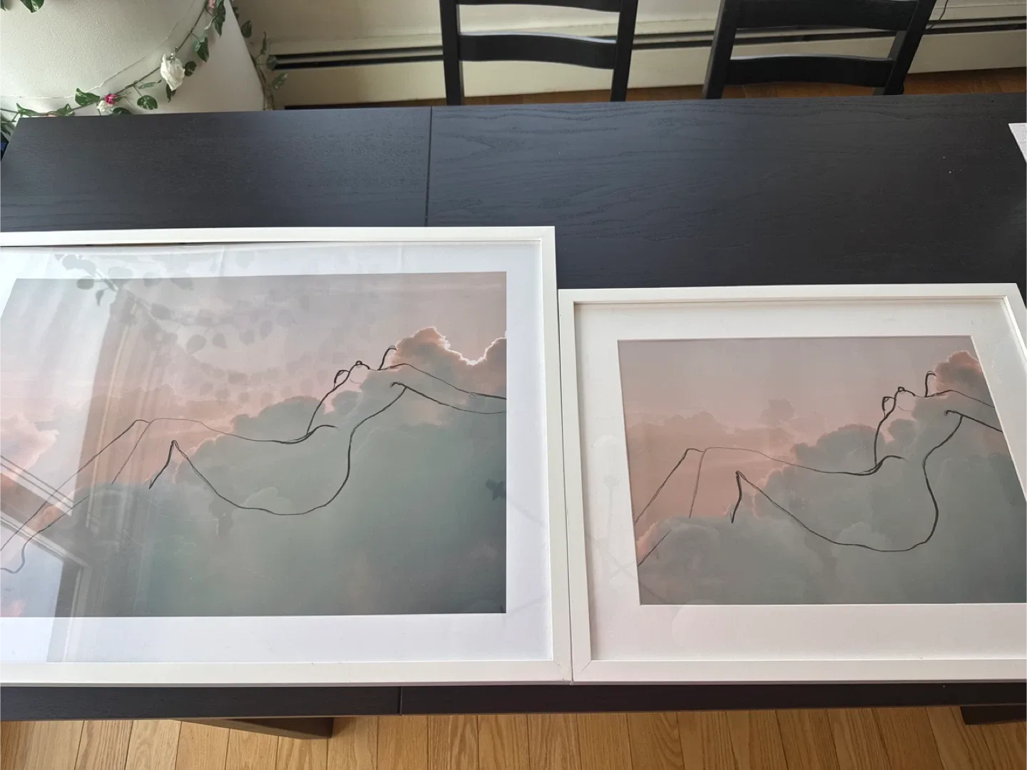 Framed Koket Art Print - White IKEA Frame image indicator(6)