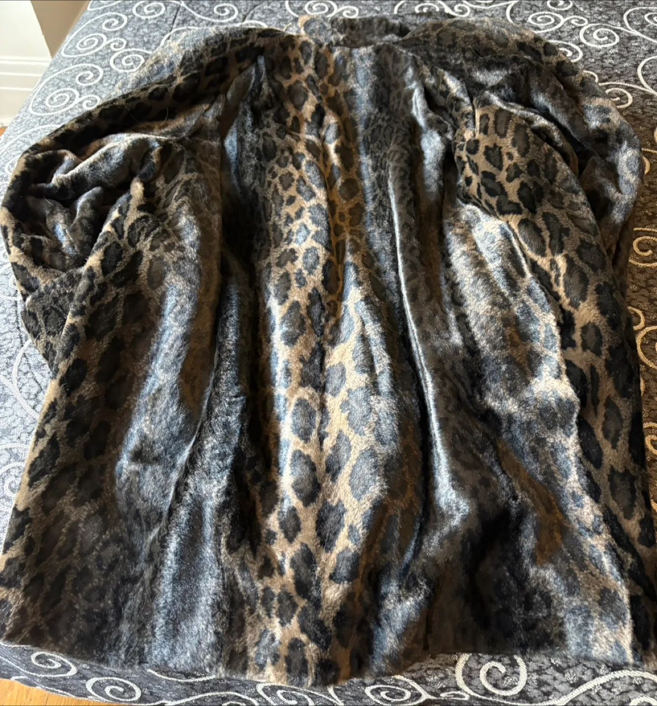 Novelti Leopard Print Coat image indicator(4)