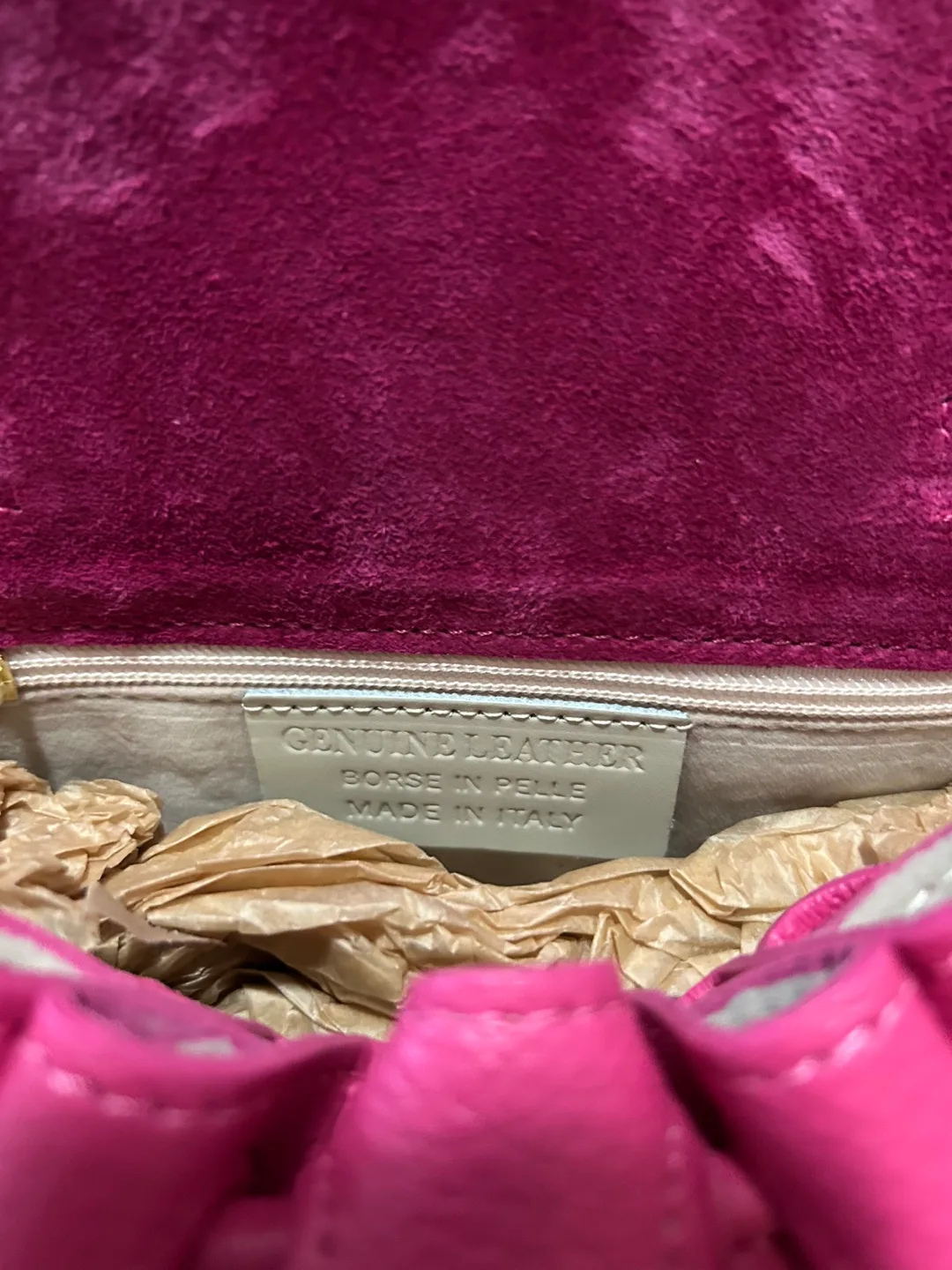 Pink Leather Handbag - Made in Italy image indicator(5)