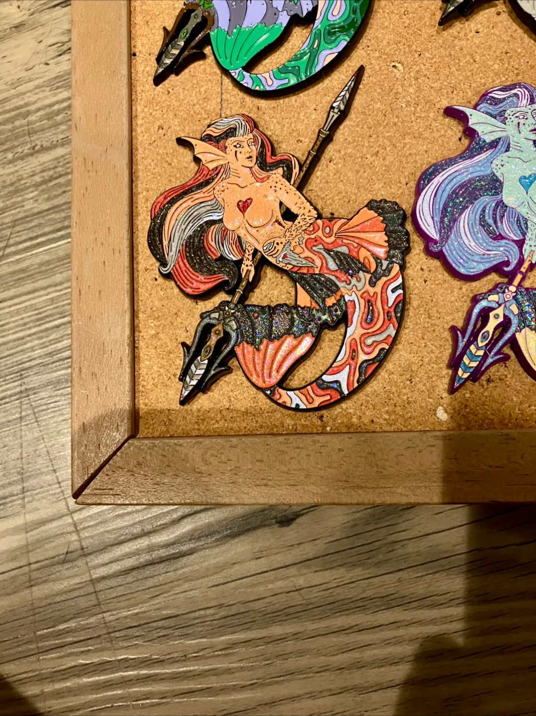 Mermaid Art 3D Enamel Pin Limited Edition Set image indicator(9)