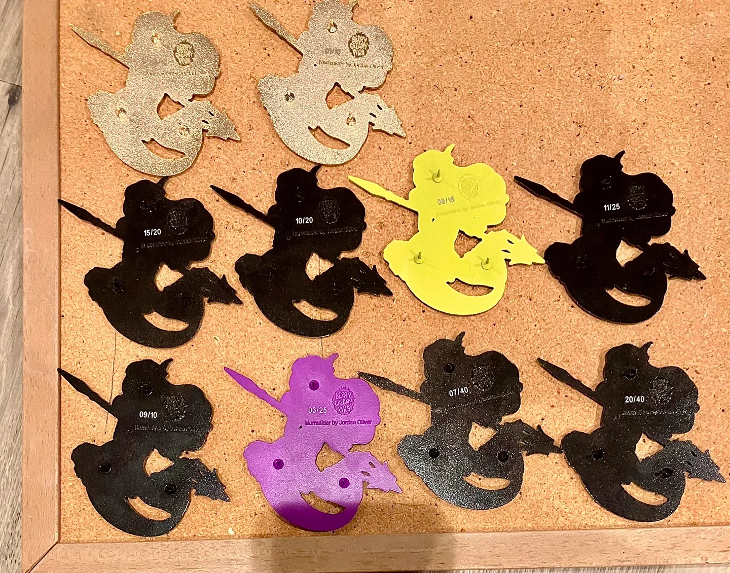 Mermaid Art 3D Enamel Pin Limited Edition Set image indicator(6)