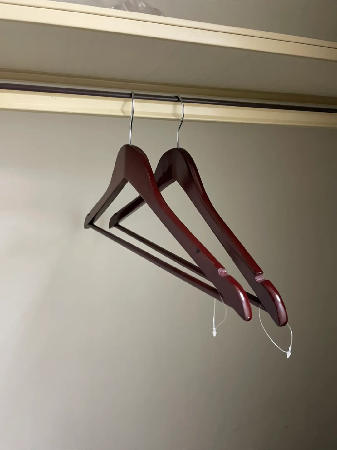 Moving Sale - Wooden Clothes Hangers thumbnail