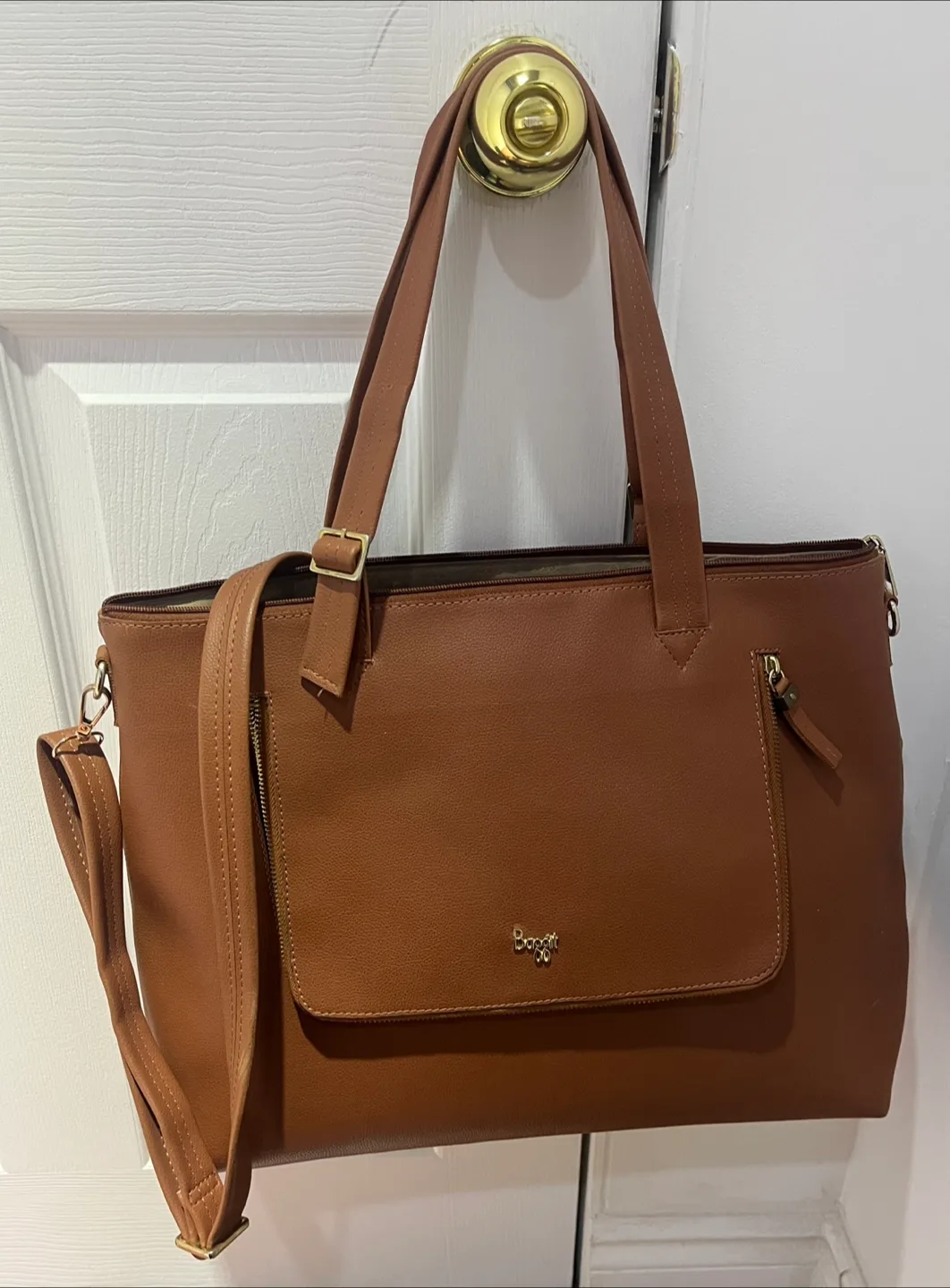 Baggit Brown Tote Bag thumbnail