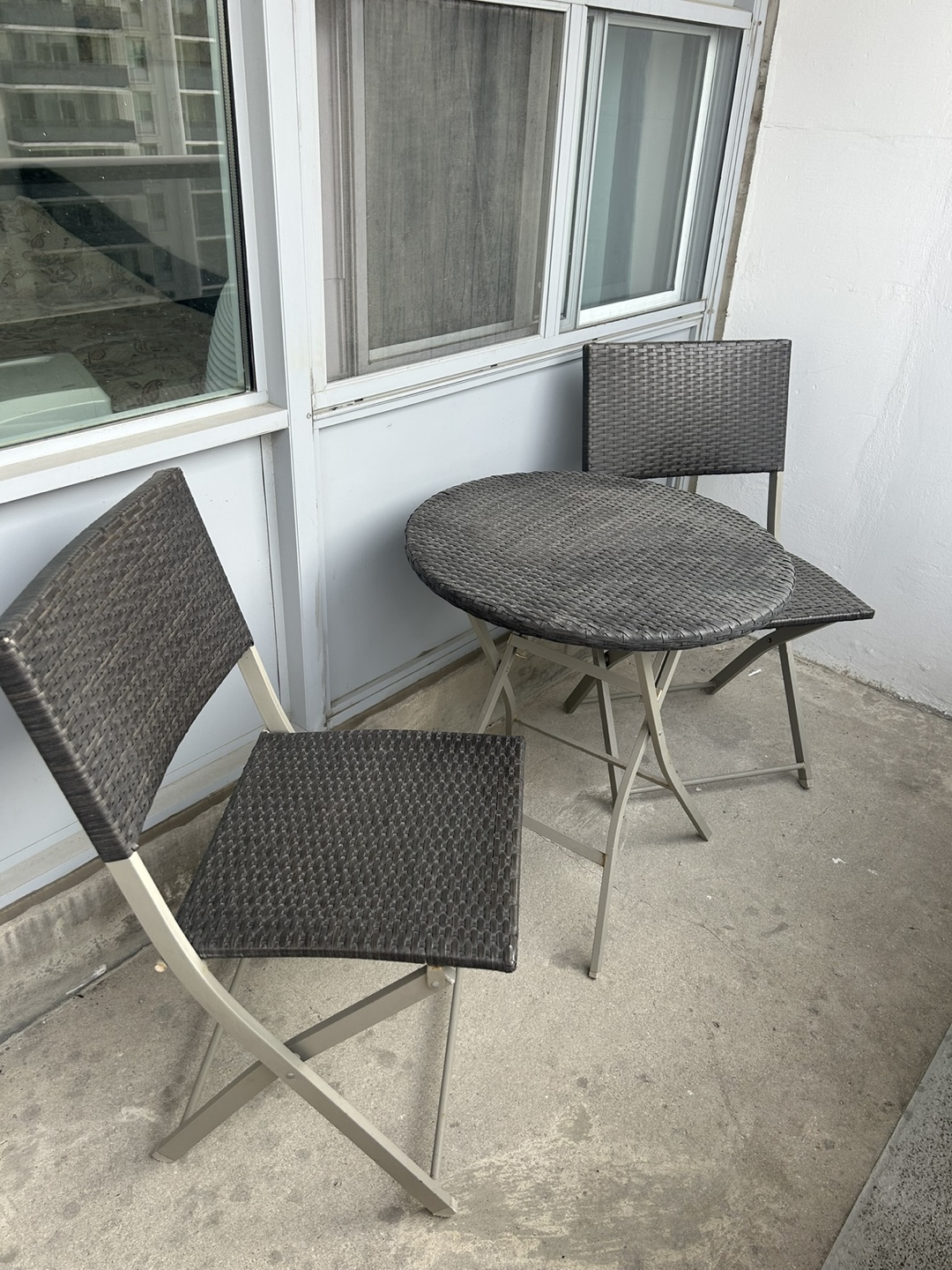 Wicker Patio Set - Table and Two Chairs - photo 5