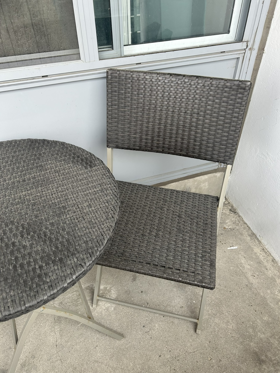 Wicker Patio Set - Table and Two Chairs - photo 2