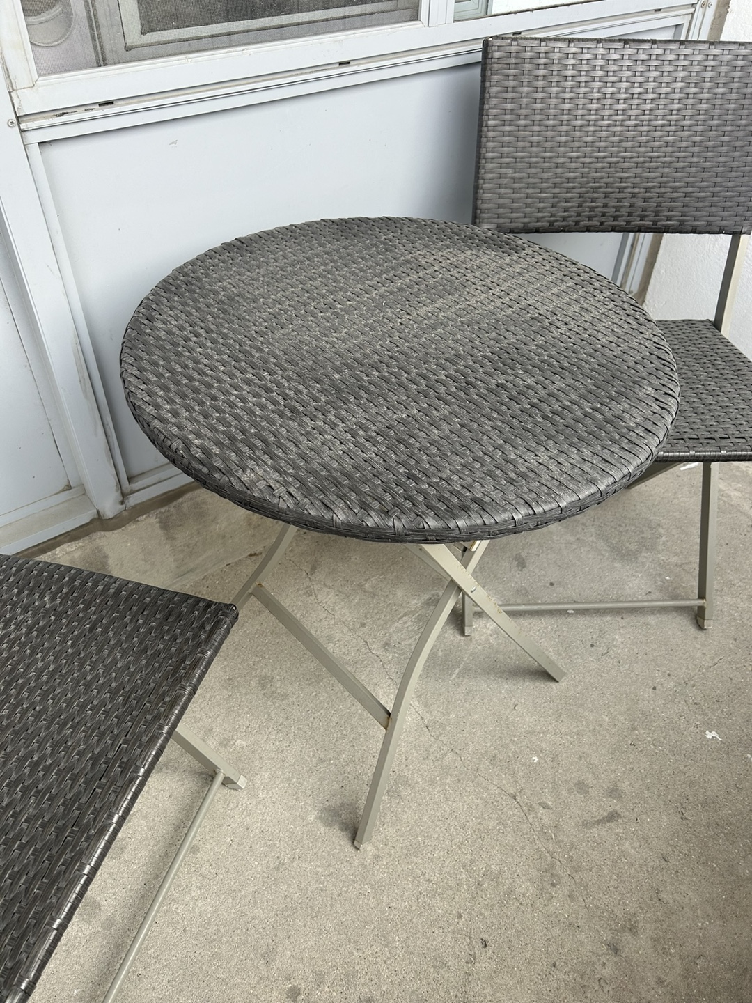 Wicker Patio Set - Table and Two Chairs - photo 3
