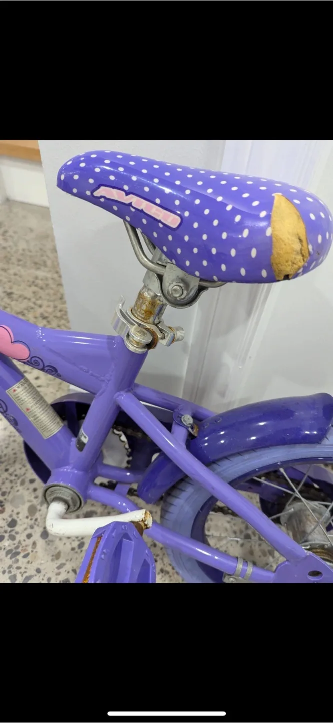 Girls Purple Bike 14 x 1.95 image indicator(2)