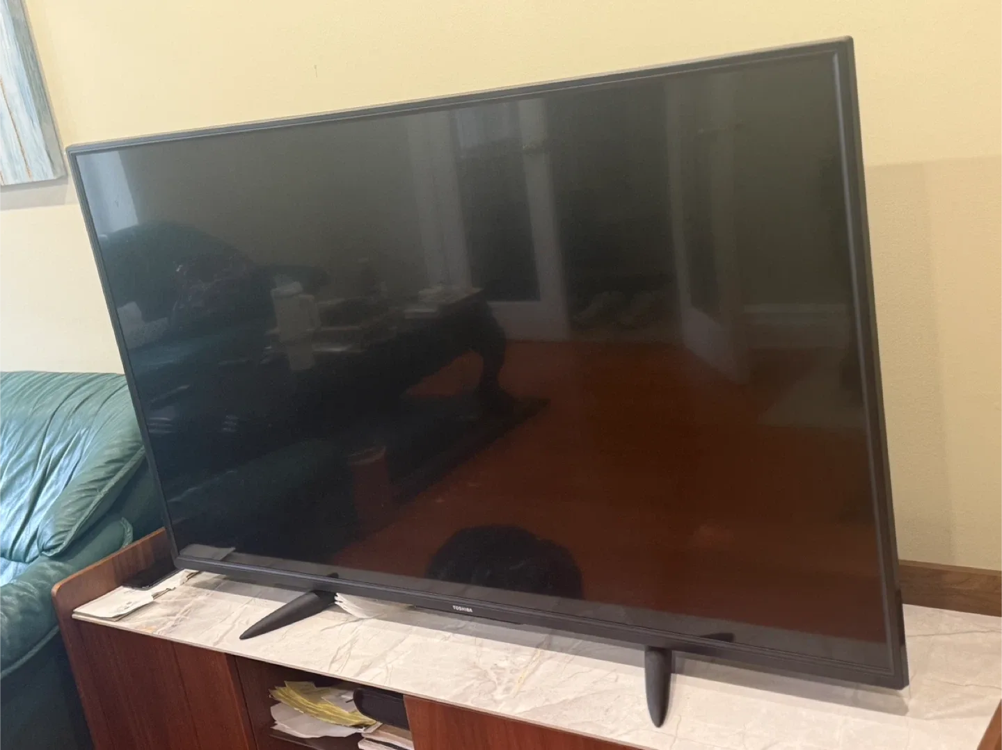 Smart Toshiba TV 55 inch image indicator(2)