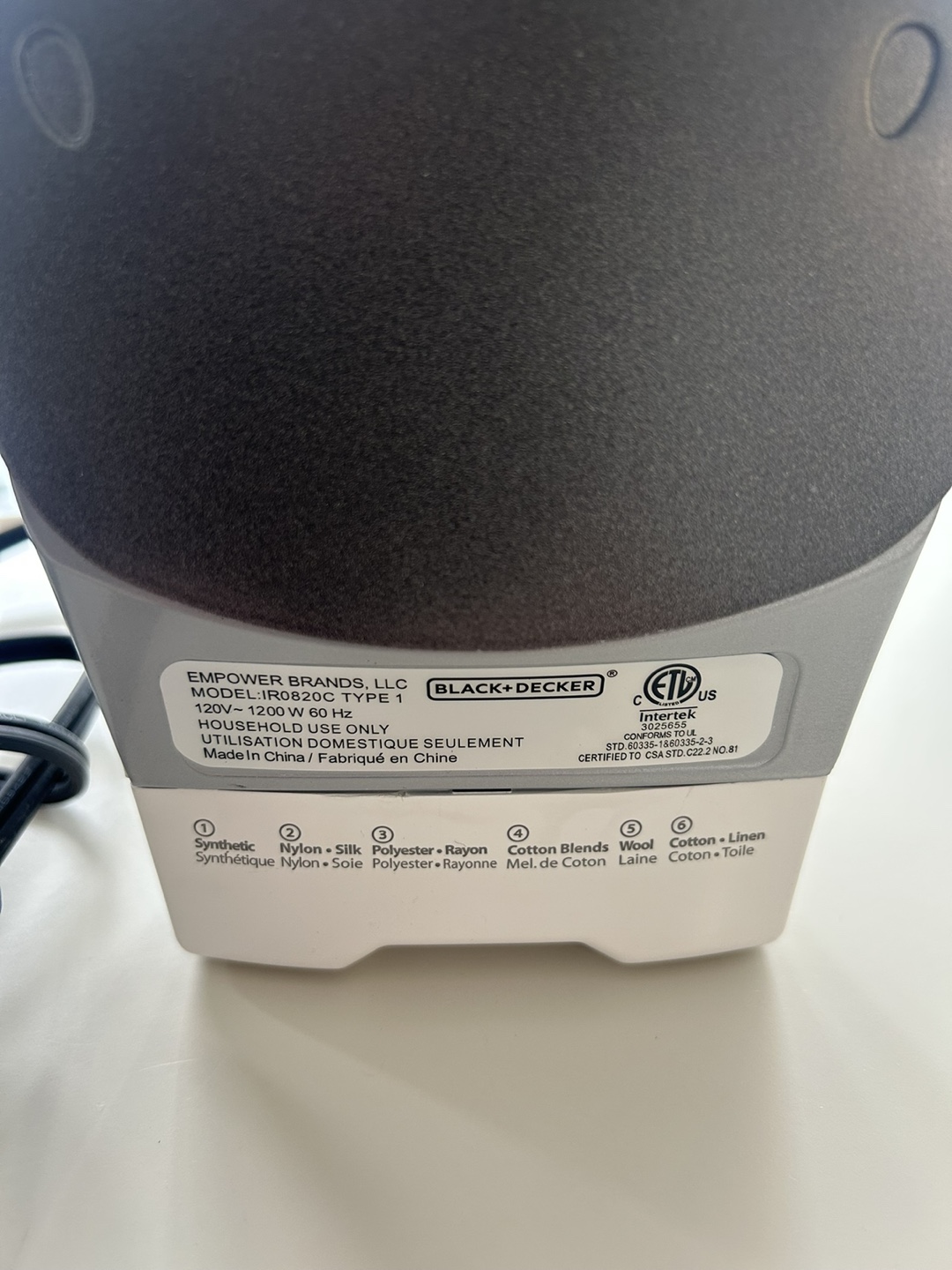 Black+Decker Easy Steam Iron - New! - photo 3