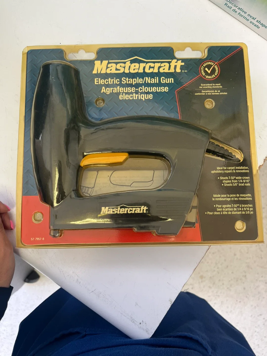 Mastercraft Electric Staple/Nail Gun - New in Box thumbnail