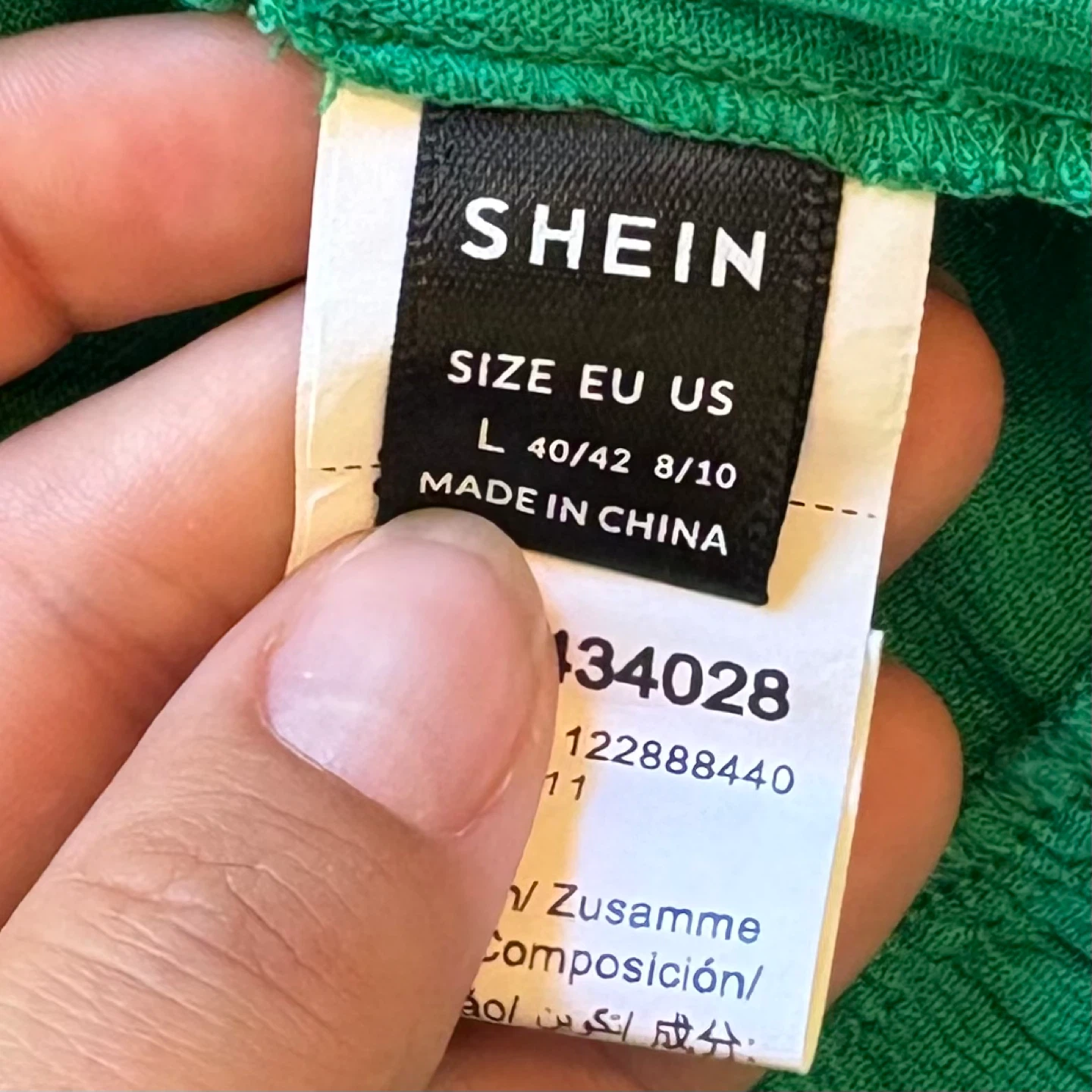 Shein Kelly Green Spaghetti Strap Tiered Maxi Dress Size L - photo 5
