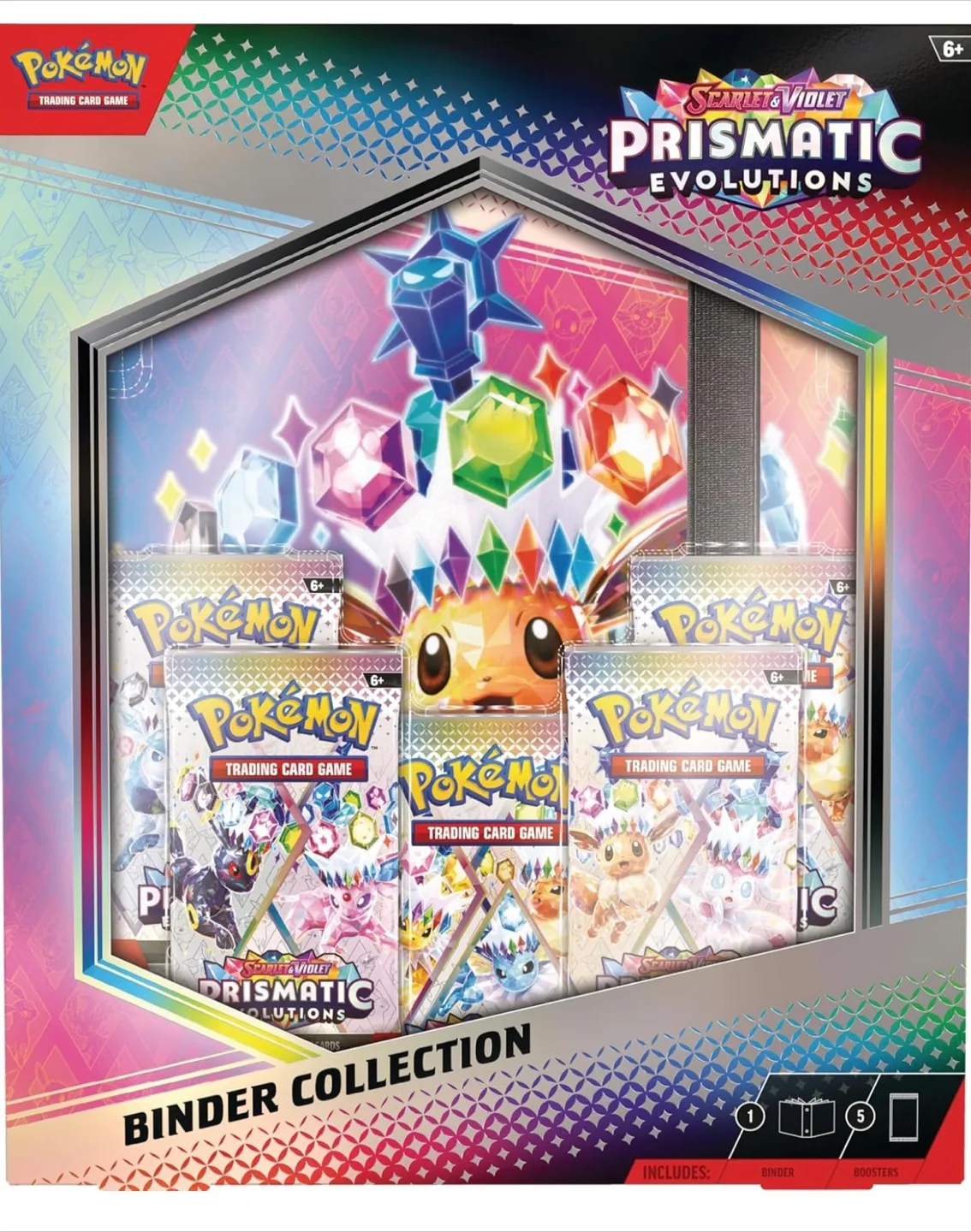 Pokémon Scarlet & Violet Prismatic Evolutions Binder Collection thumbnail