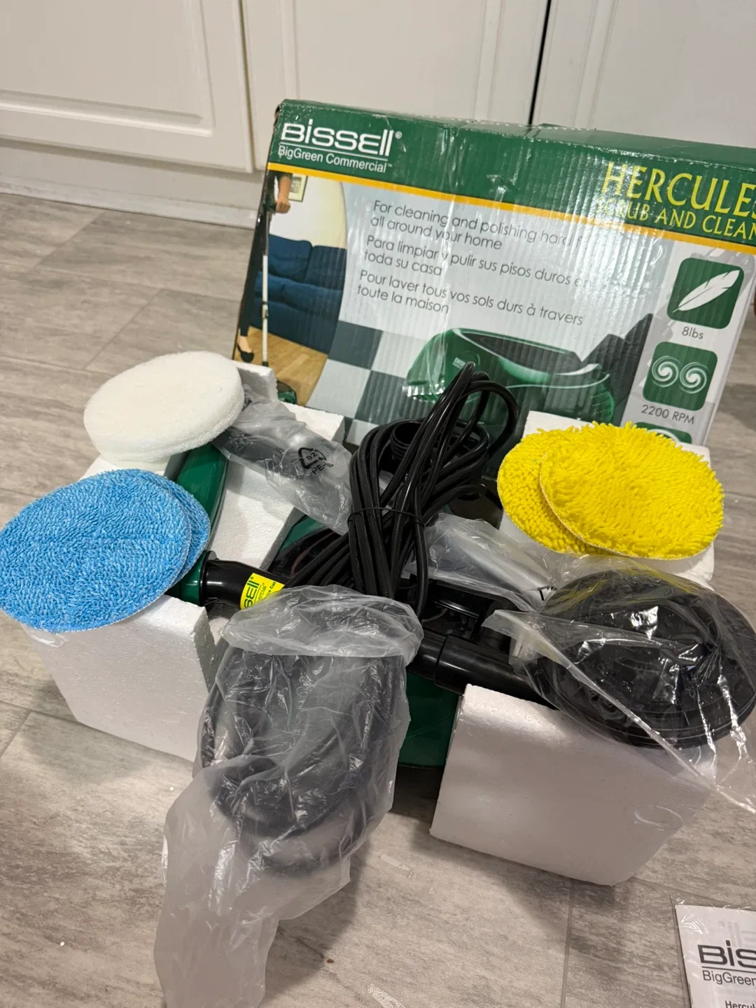 BigGreen Commercial Scrub & Clean Floor Polisher image indicator(6)