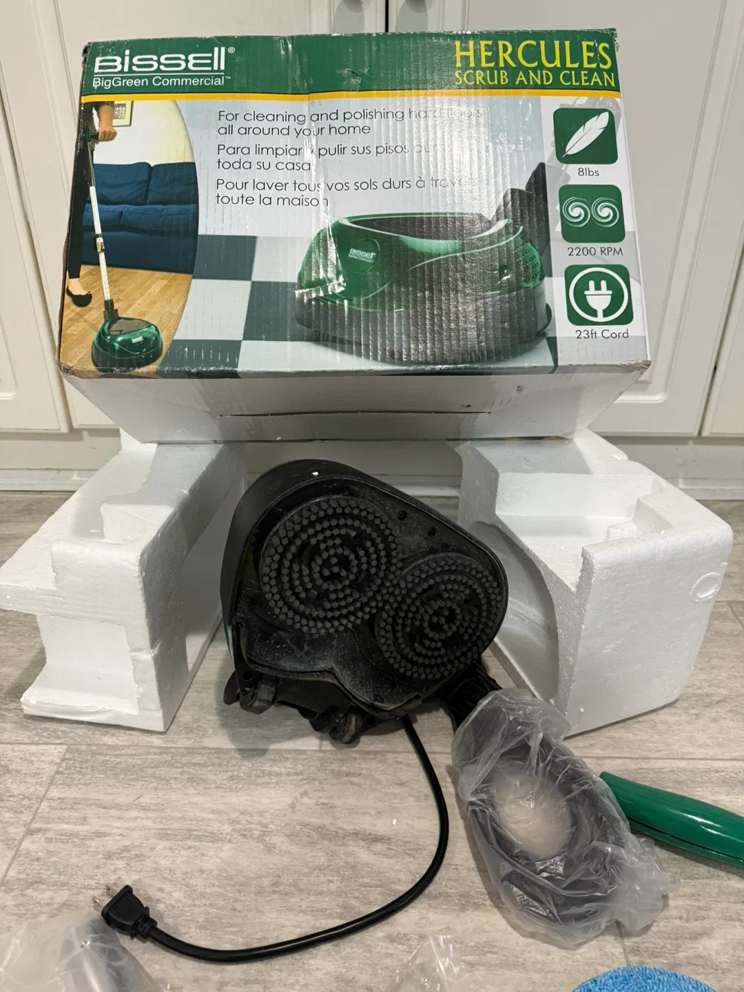 BigGreen Commercial Scrub & Clean Floor Polisher image indicator(4)