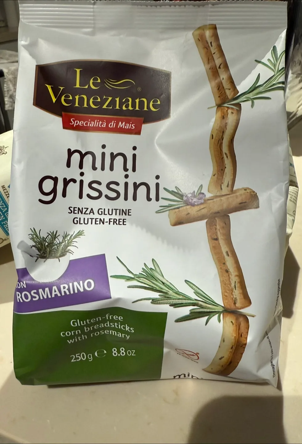 Le Veneziane Mini Grissini Rosemary thumbnail