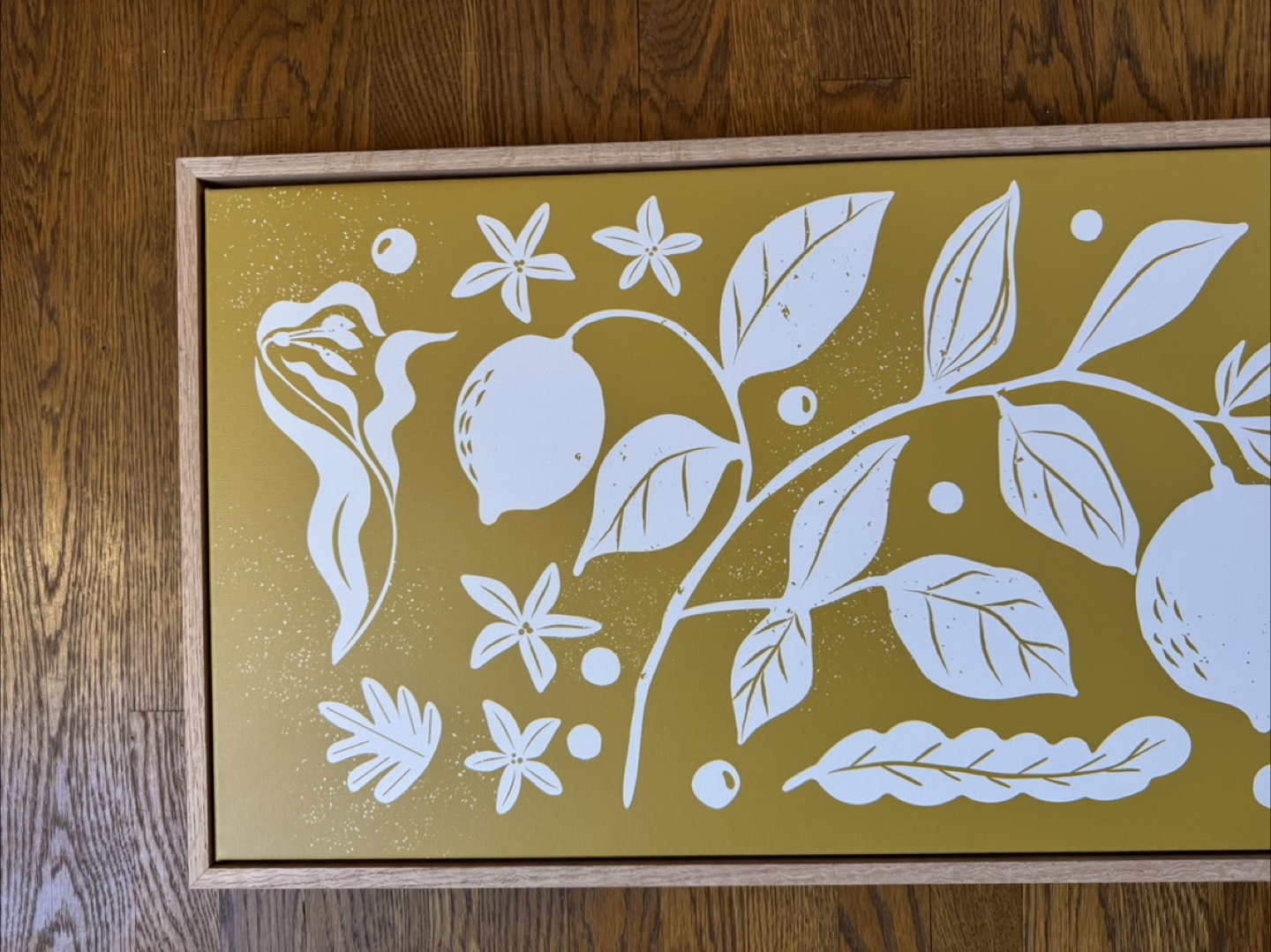 Framed Floral Print Wall Art - photo 3