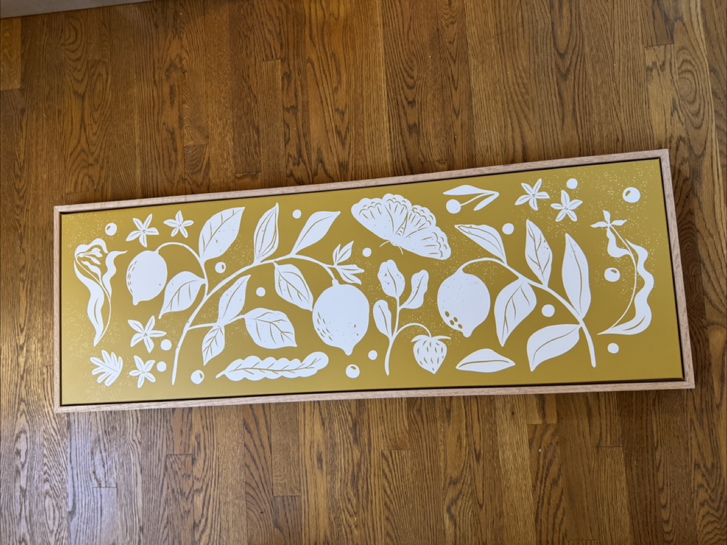 Framed Floral Print Wall Art - photo 2