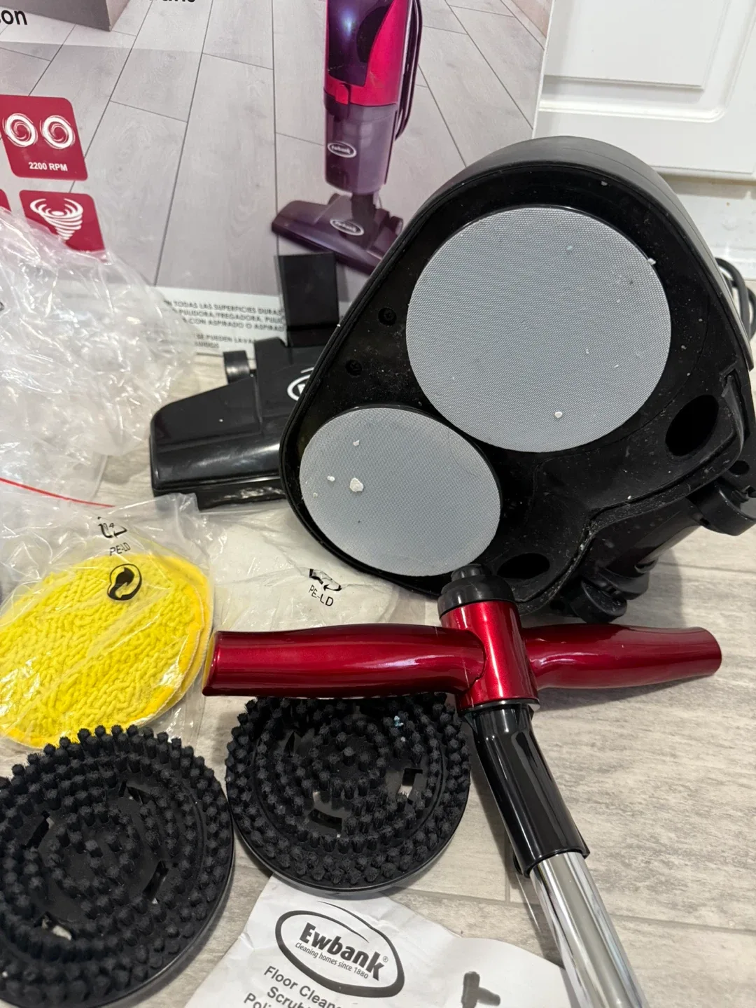 4-In-1 Floor Cleaner, Scrubber, Polisher and Vacuum image indicator(6)