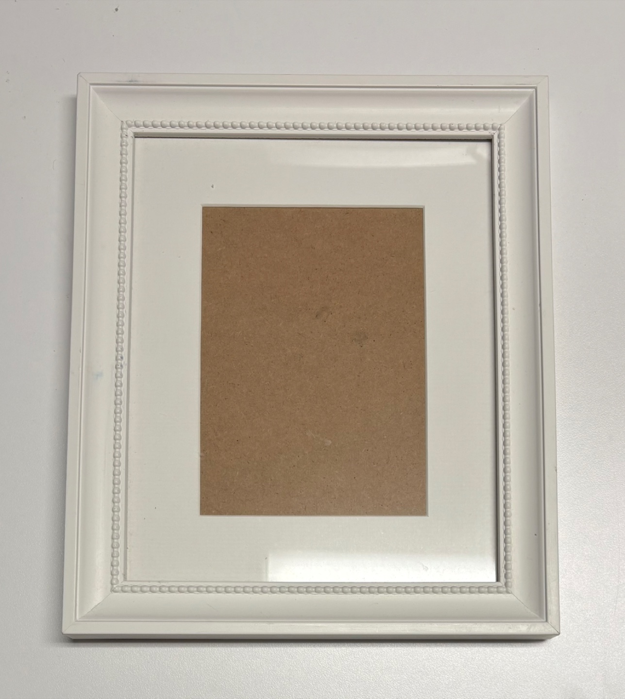 White Picture Frame - for 5x7 inches photo