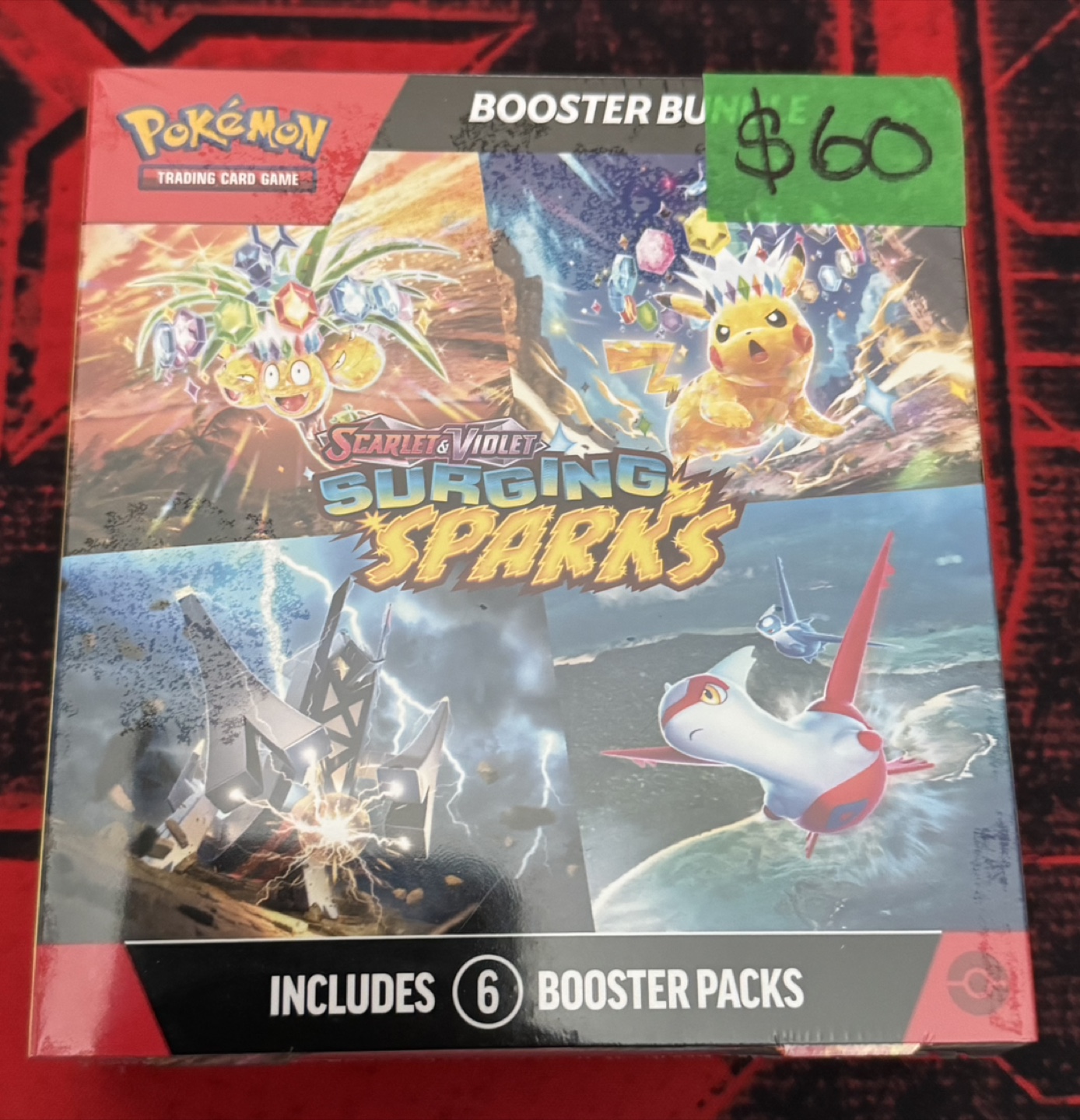 Pokemon Surging Sparks Booster Bundle