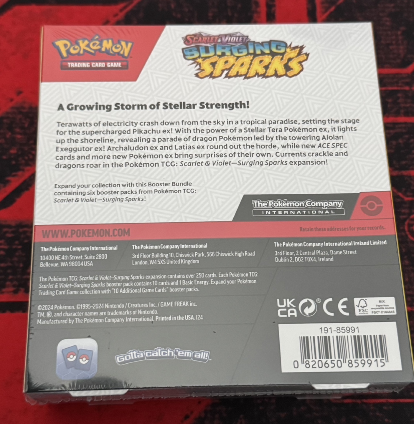 Pokemon Surging Sparks Booster Bundle - photo 2