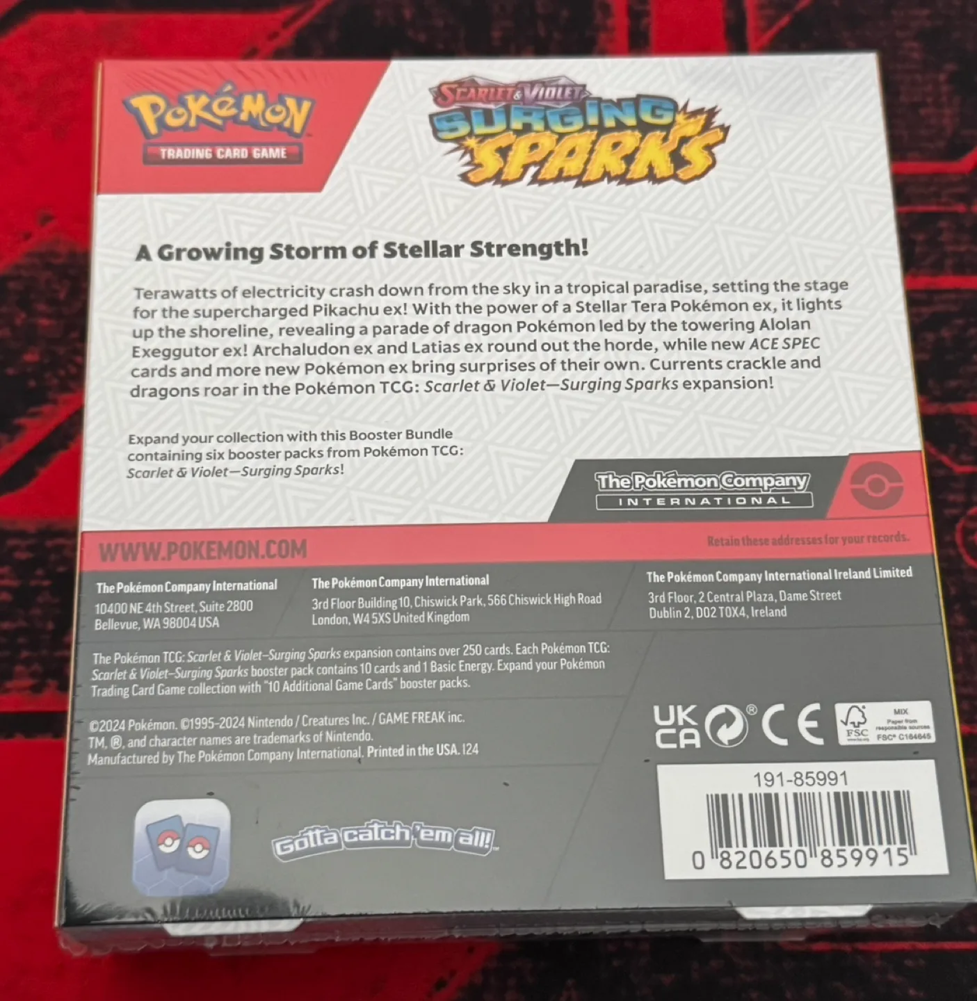 Pokemon Surging Sparks Booster Bundle image indicator(2)