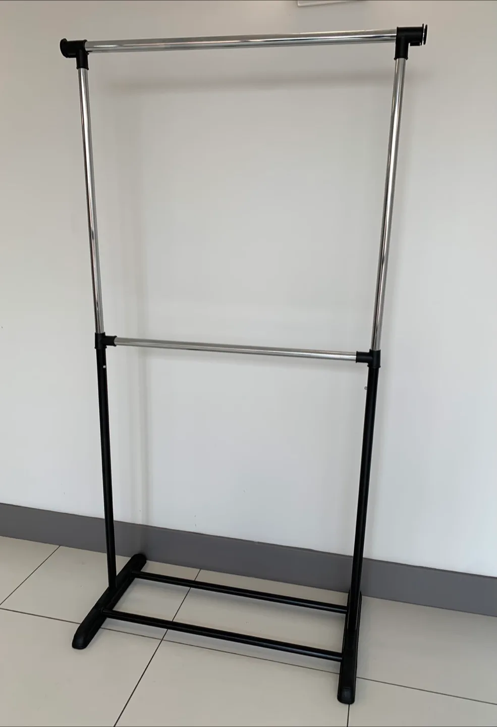Double Rod Clothing Rack – Adjustable & Sturdy thumbnail