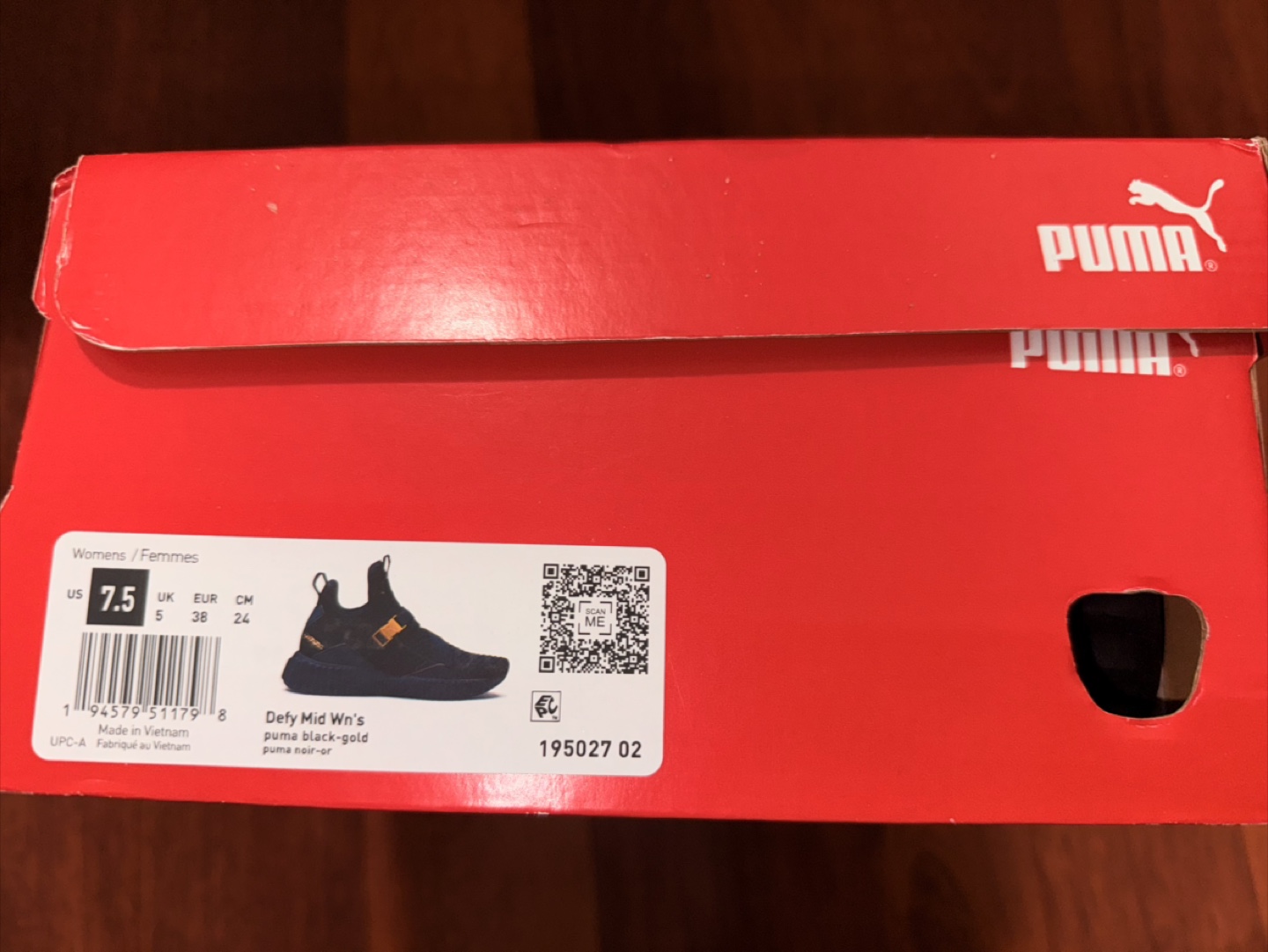 Puma Defy Mid Wn's Black/Gold US 7.5 - photo 4