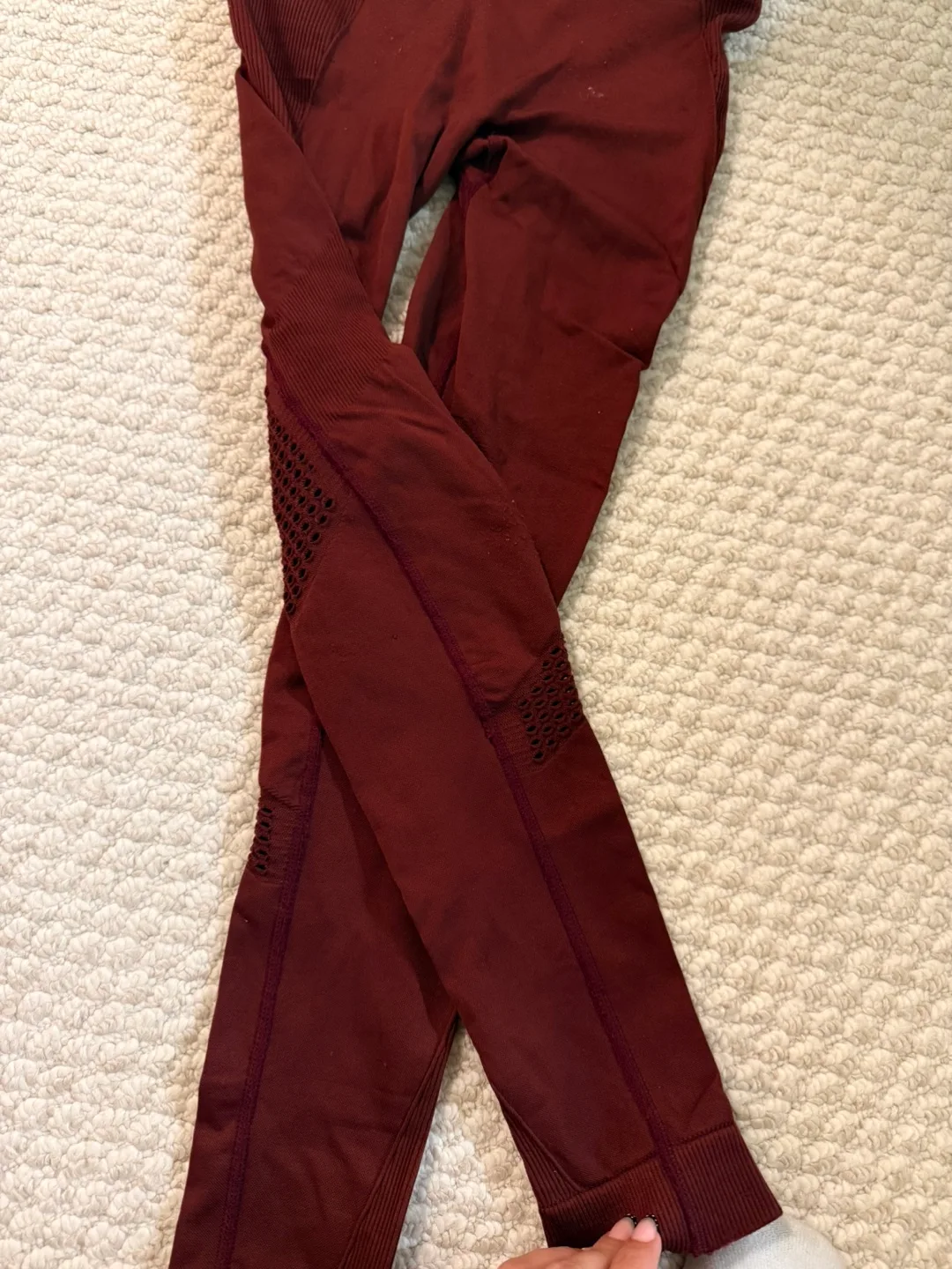 Alala Burgundy Leggings - Size Small image indicator(4)