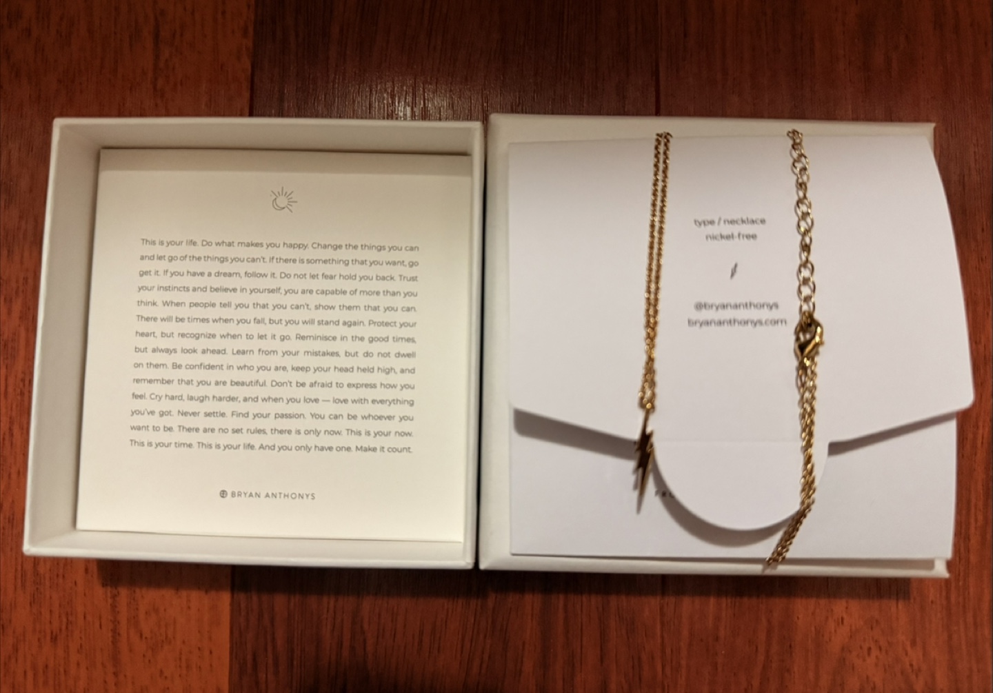 Bryan Anthonys Lightning Bolt Necklace - Gold - photo 3