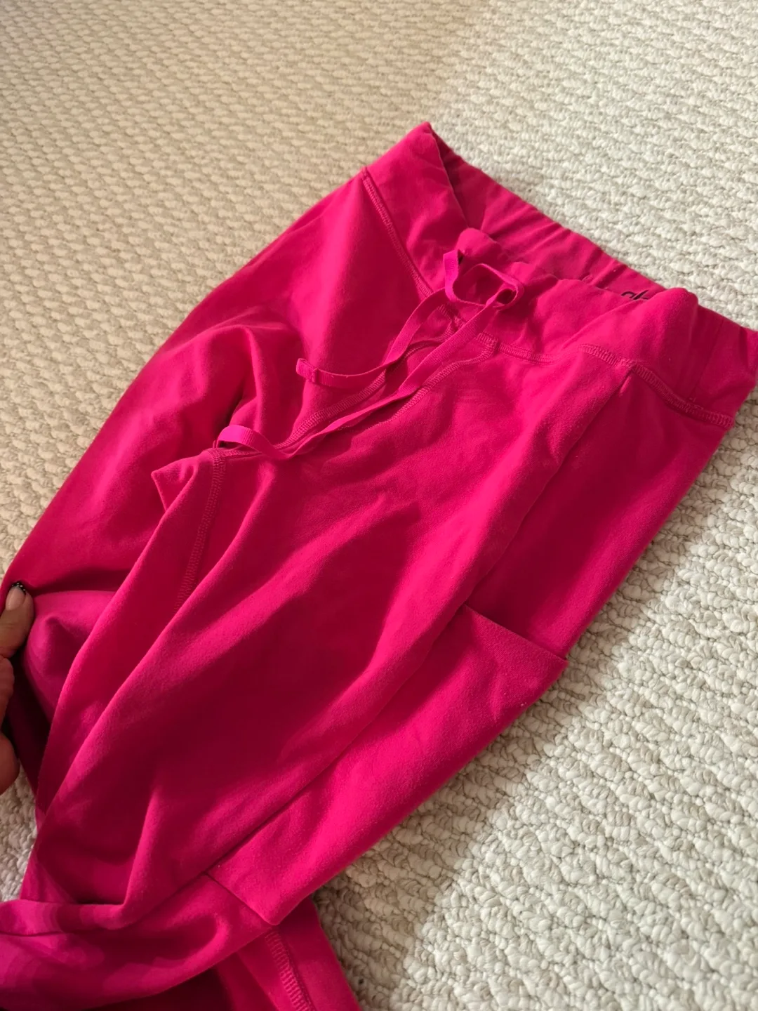 ALO Yoga High Waist Airlift Pink Leggings - Size XS image indicator(4)
