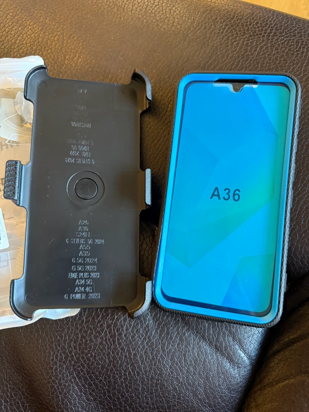 New Tekcoo Holster Case for Samsung A36 - Blue image indicator(3)