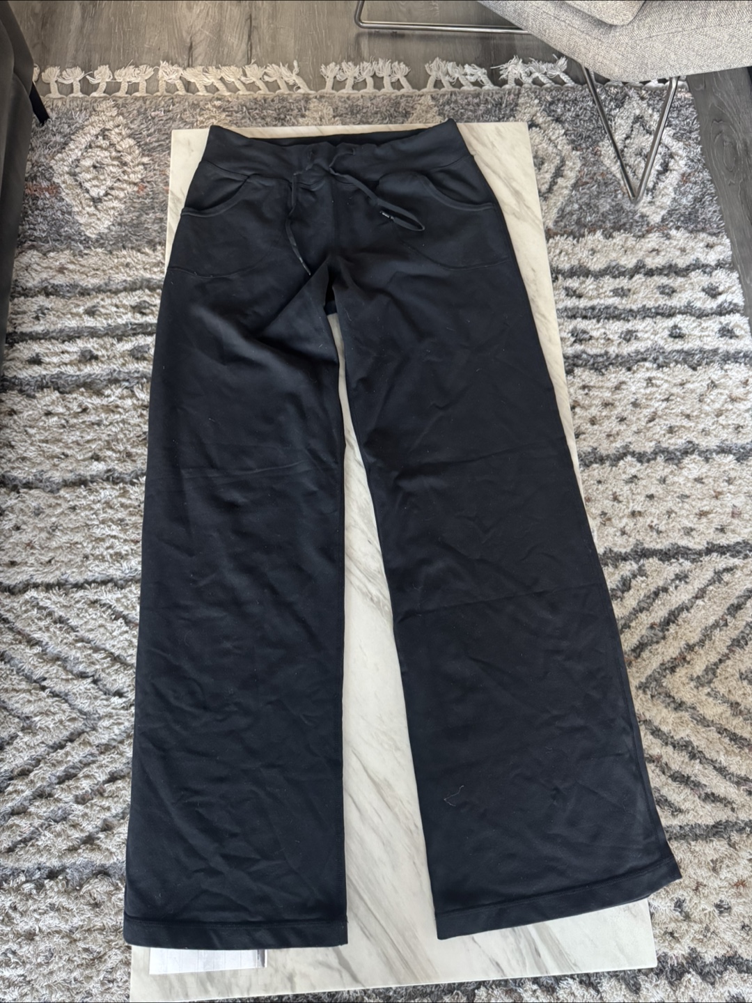 Lululemon Black Wide Legged Pants