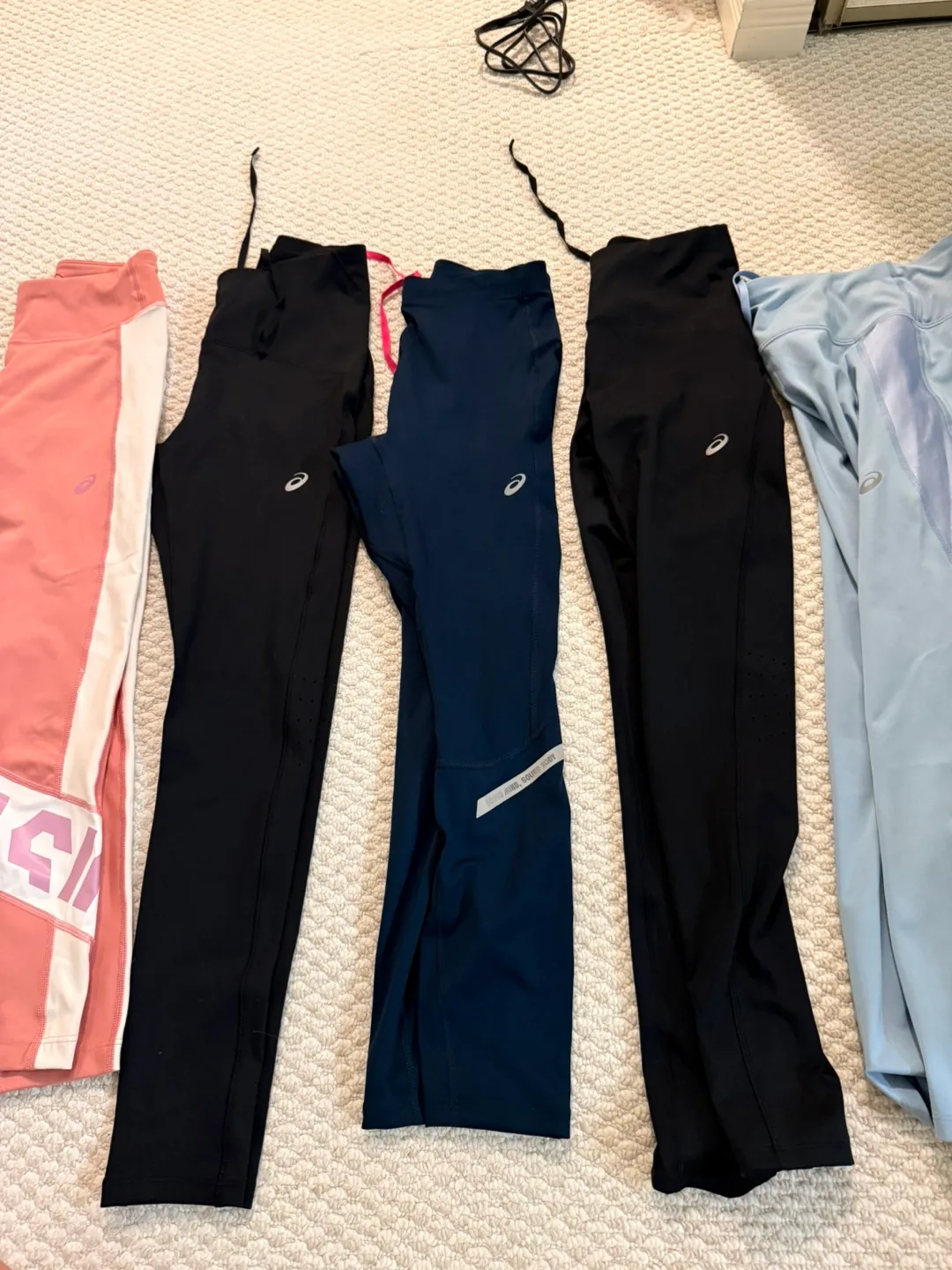 ASICS running leggings bundle -$20 for 5 pairs thumbnail