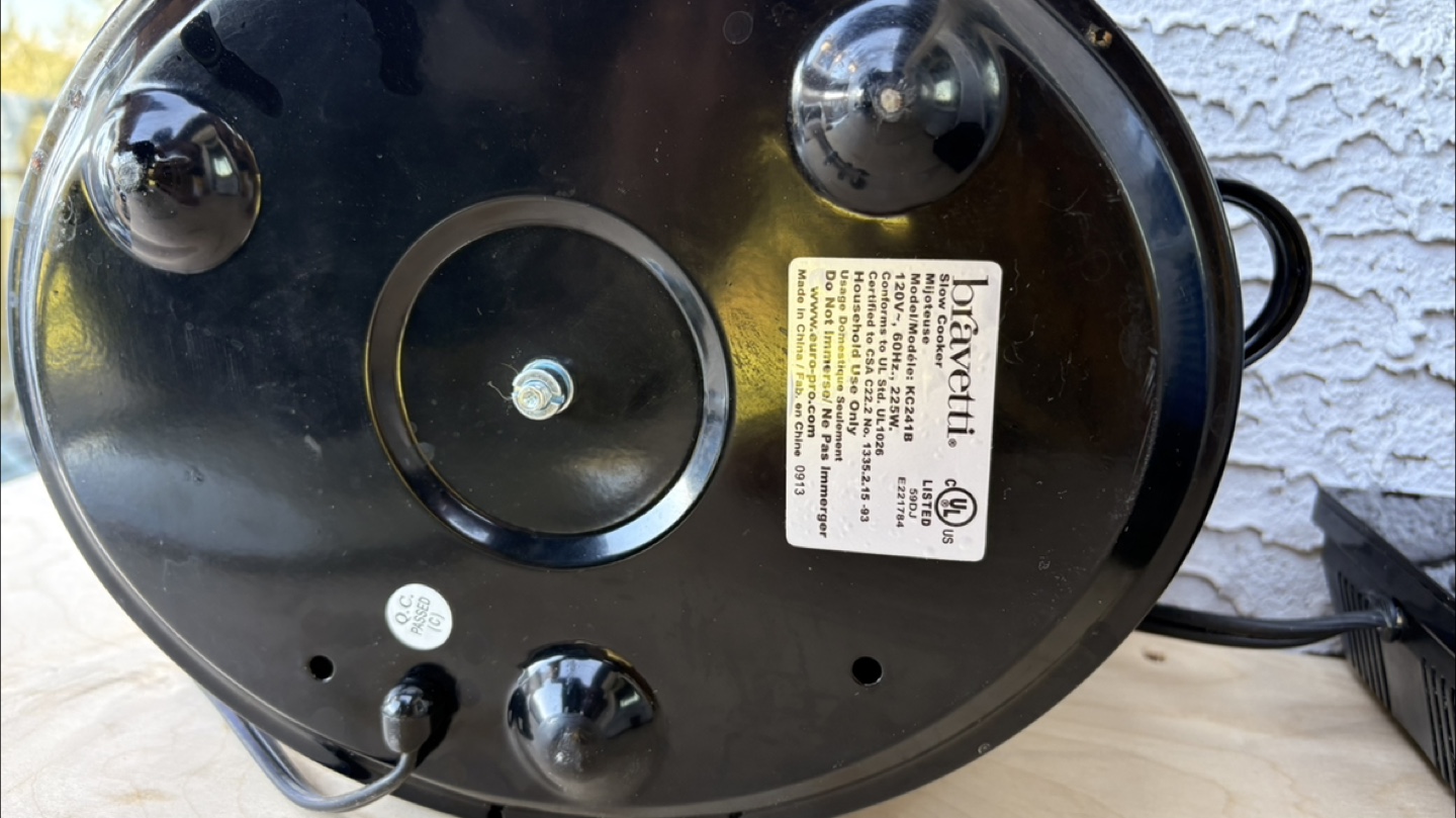 Bravetti slow cooker - photo 4