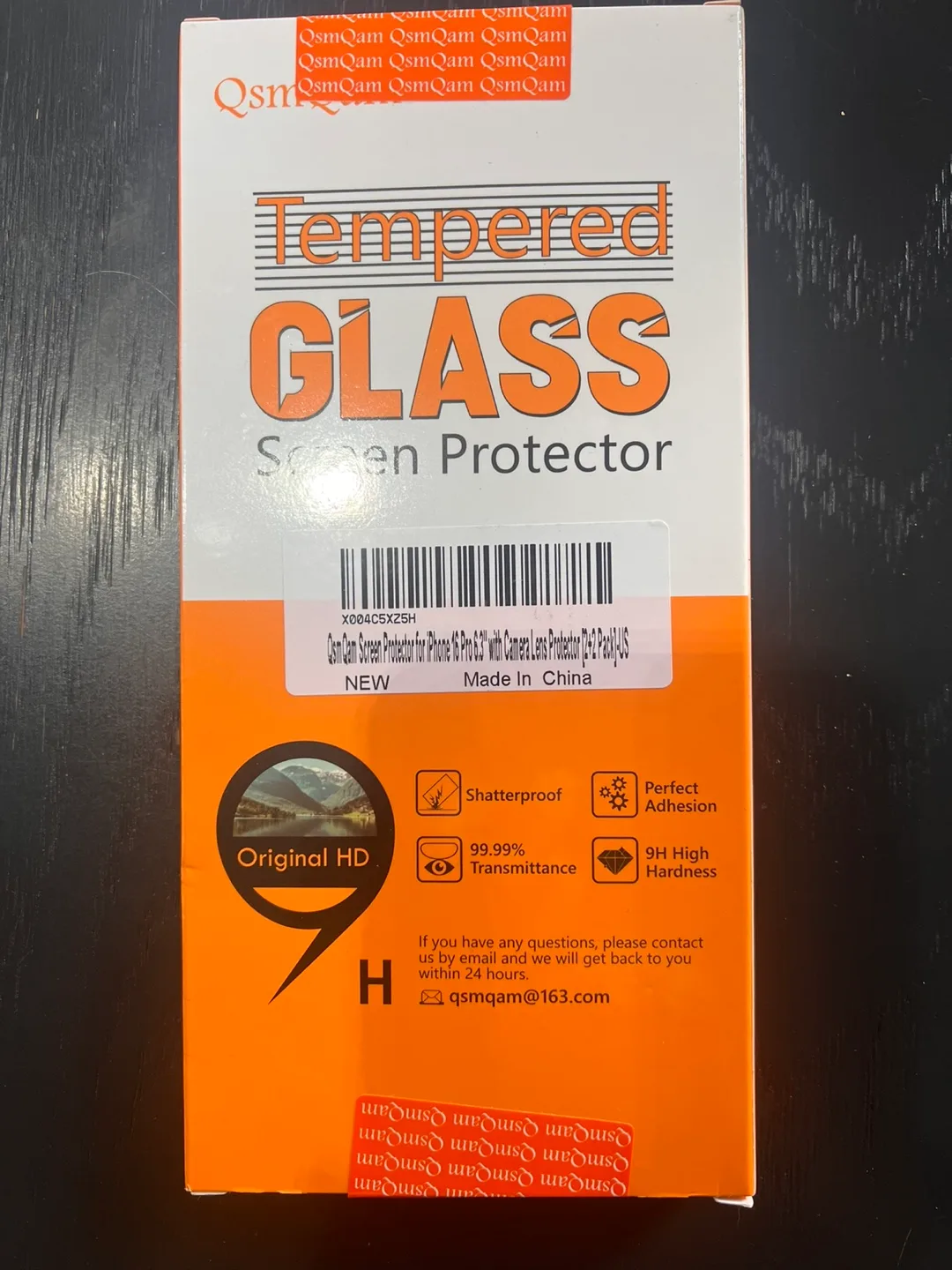 QsmQam iPhone 16 Pro Max Screen Protector + Camera Lens image indicator(10)