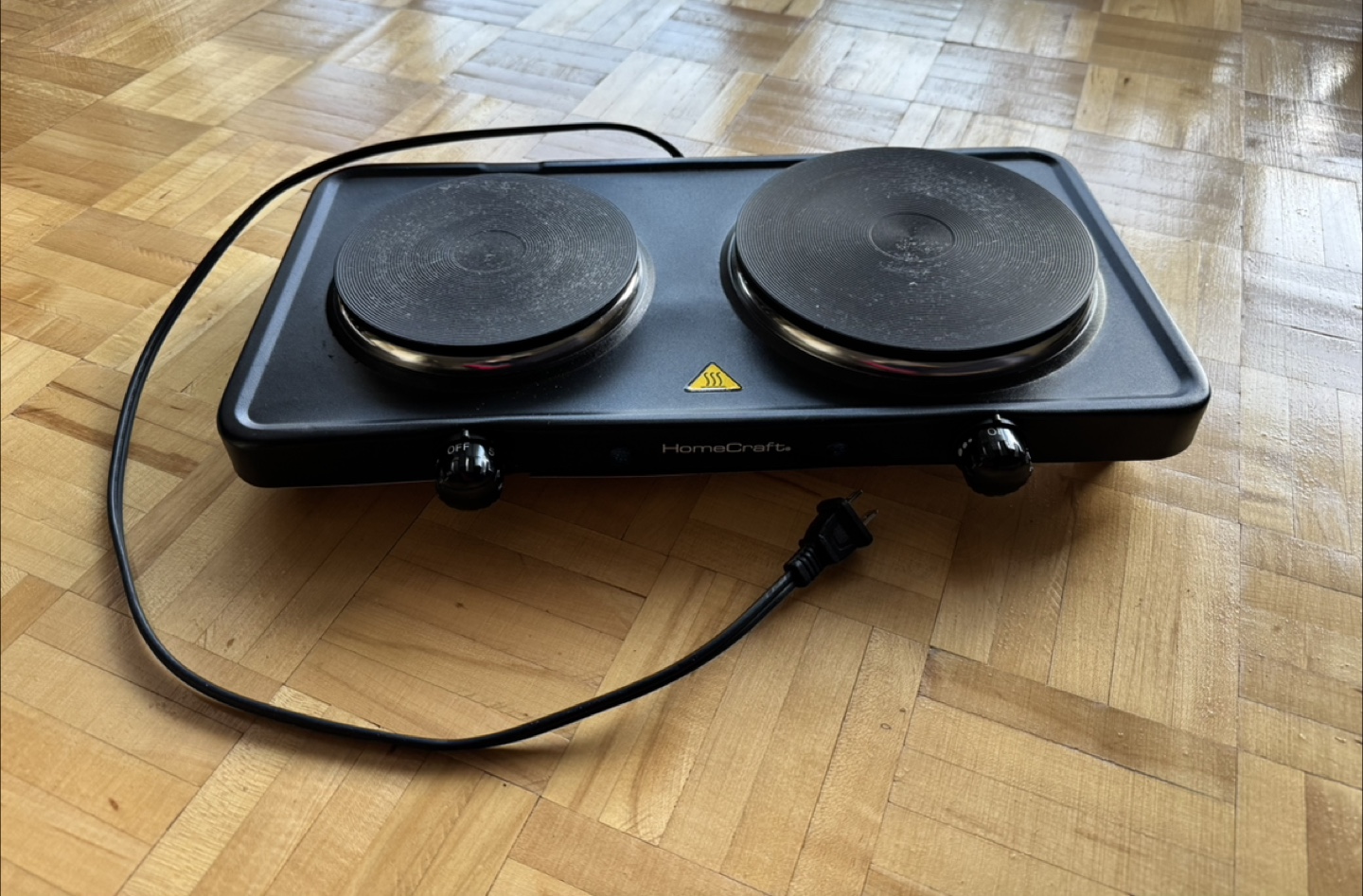 HomeCraft Countertop Double Burner Hot Plate - photo 4