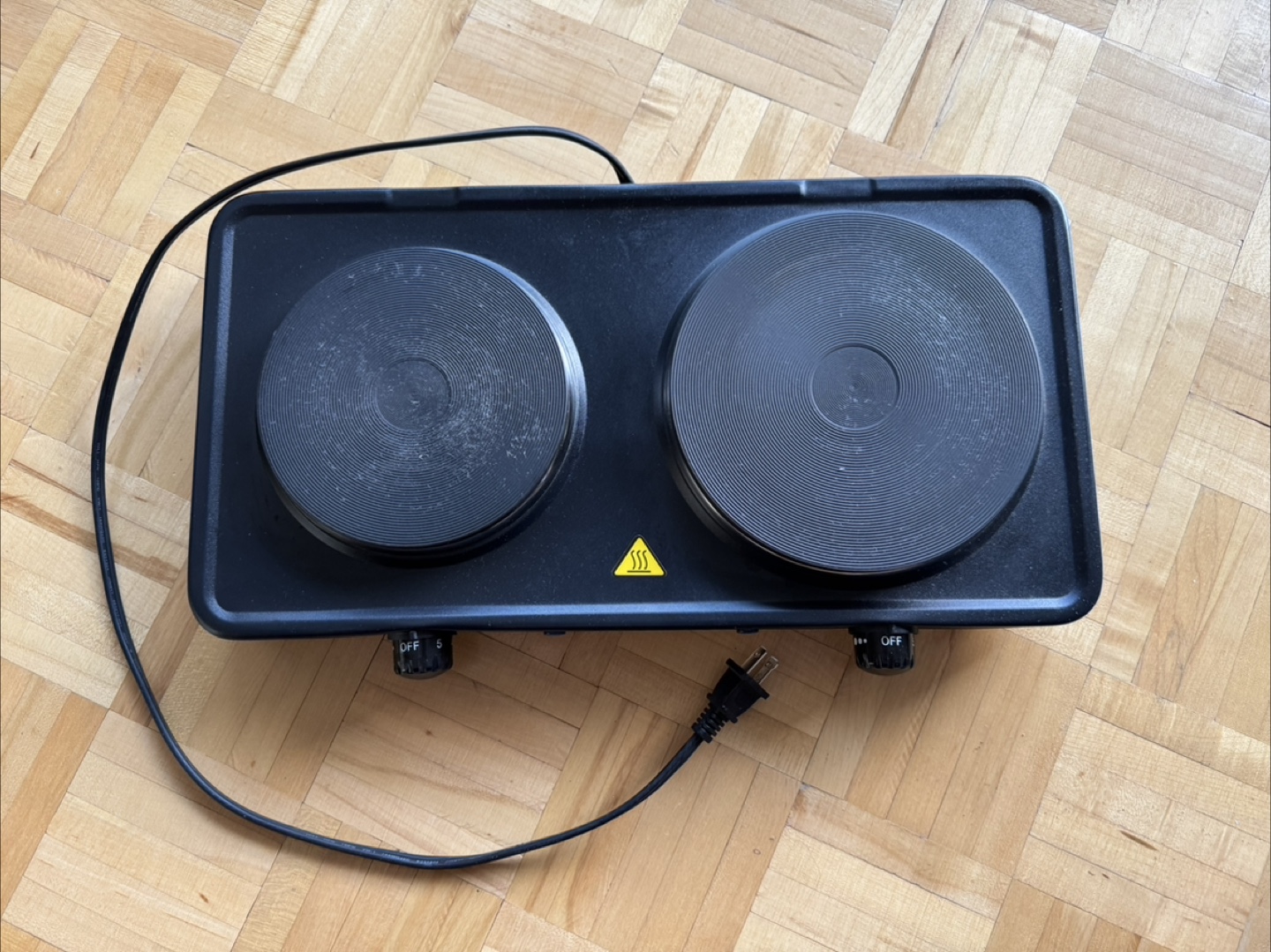 HomeCraft Countertop Double Burner Hot Plate - photo 3