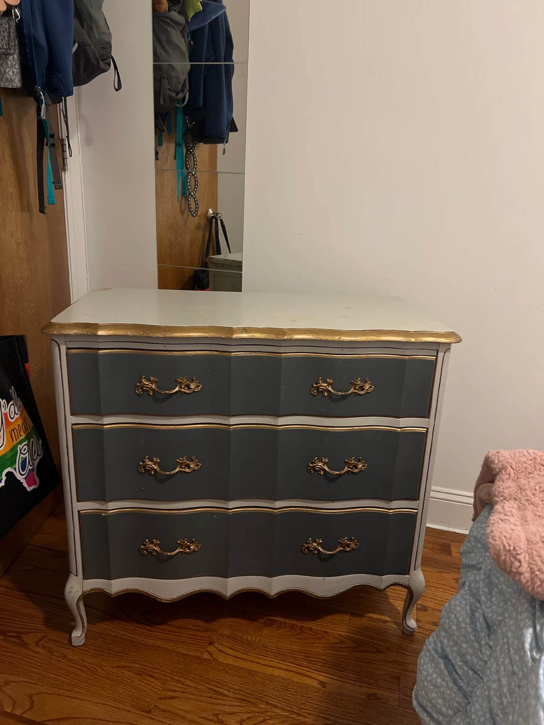 Blueish  3-Drawer Dresser