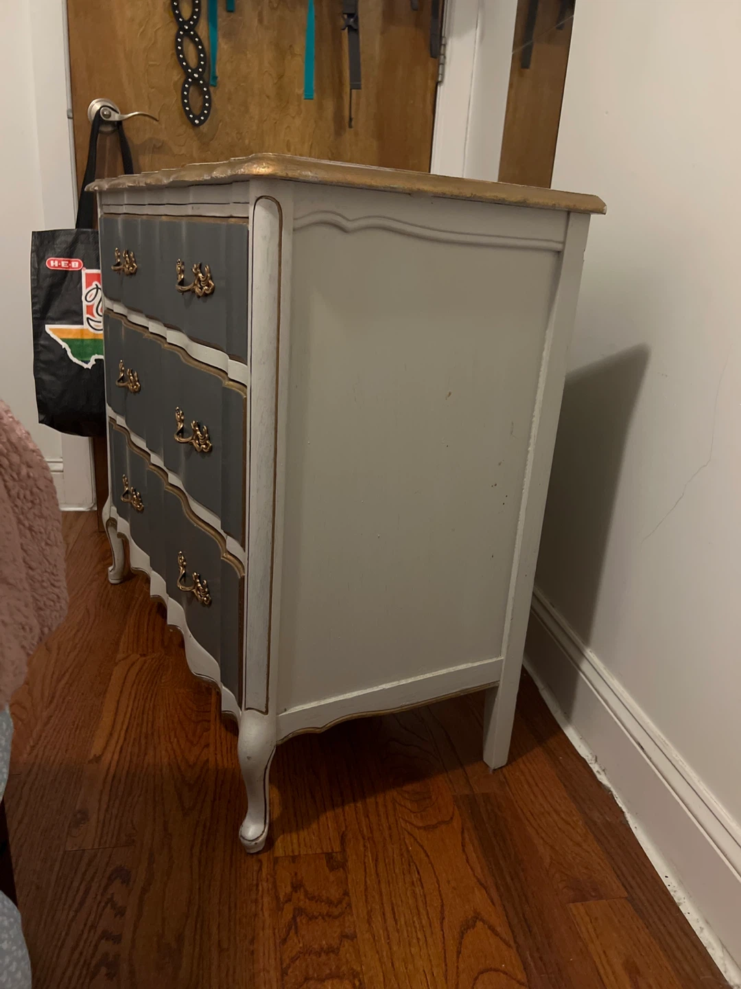 Blueish  3-Drawer Dresser - photo 3