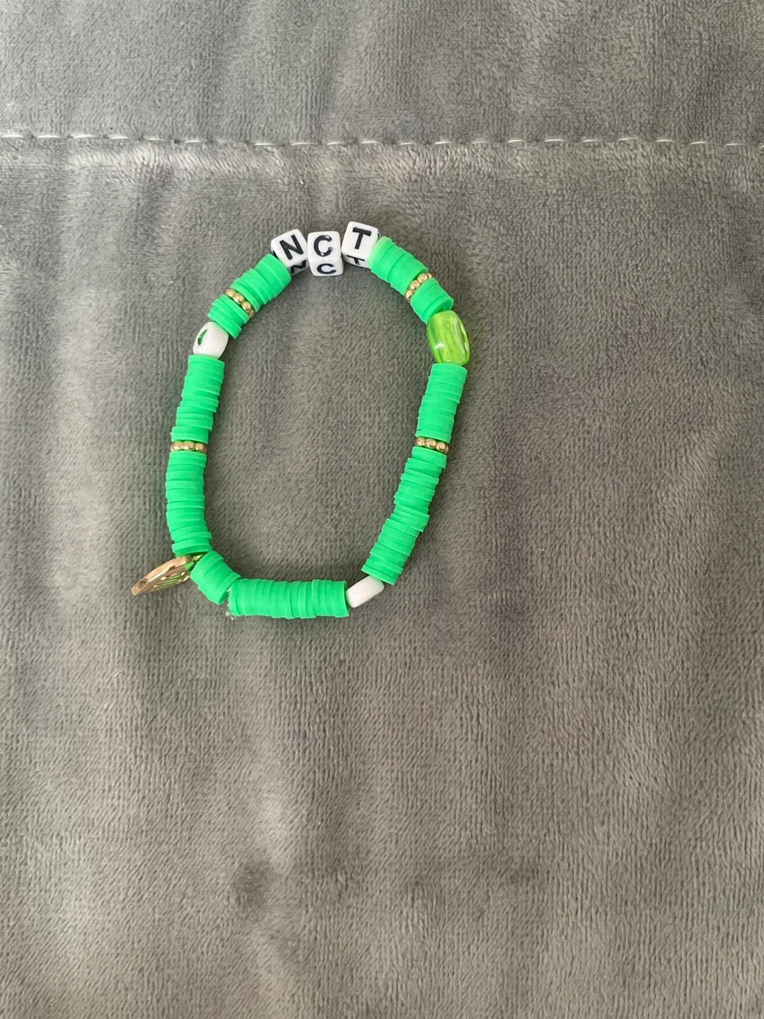 NCT Green Beaded Bracelet thumbnail