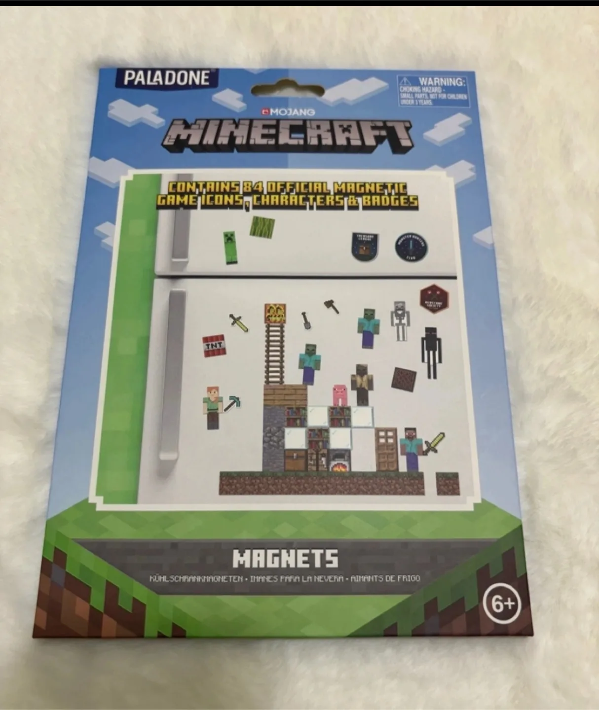 MINECRAFT magnets set of 84 for fridge-never used thumbnail